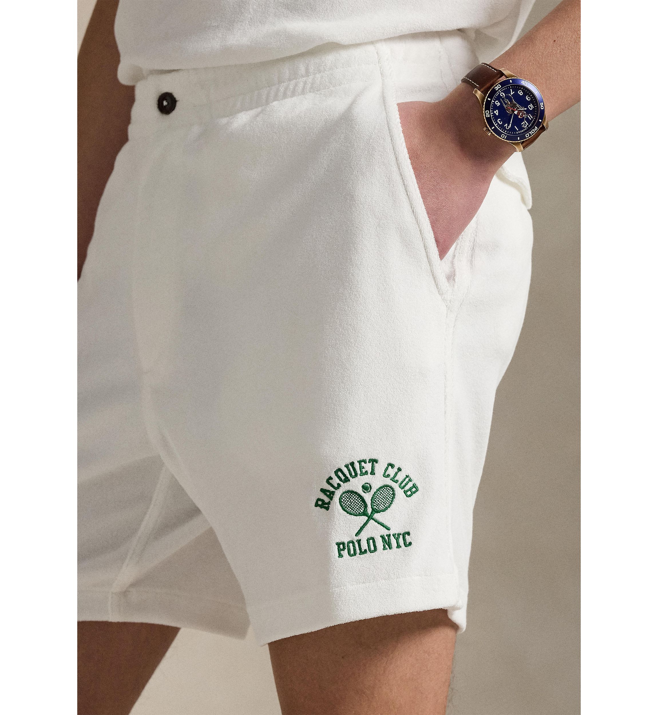 6 Polo Prepster Terry Graphic Shorts