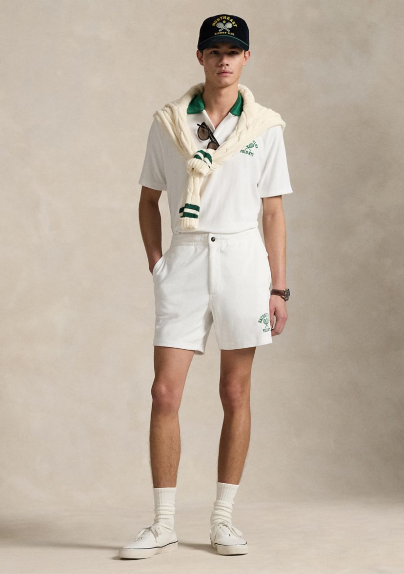 6 Polo Prepster Terry Graphic Shorts