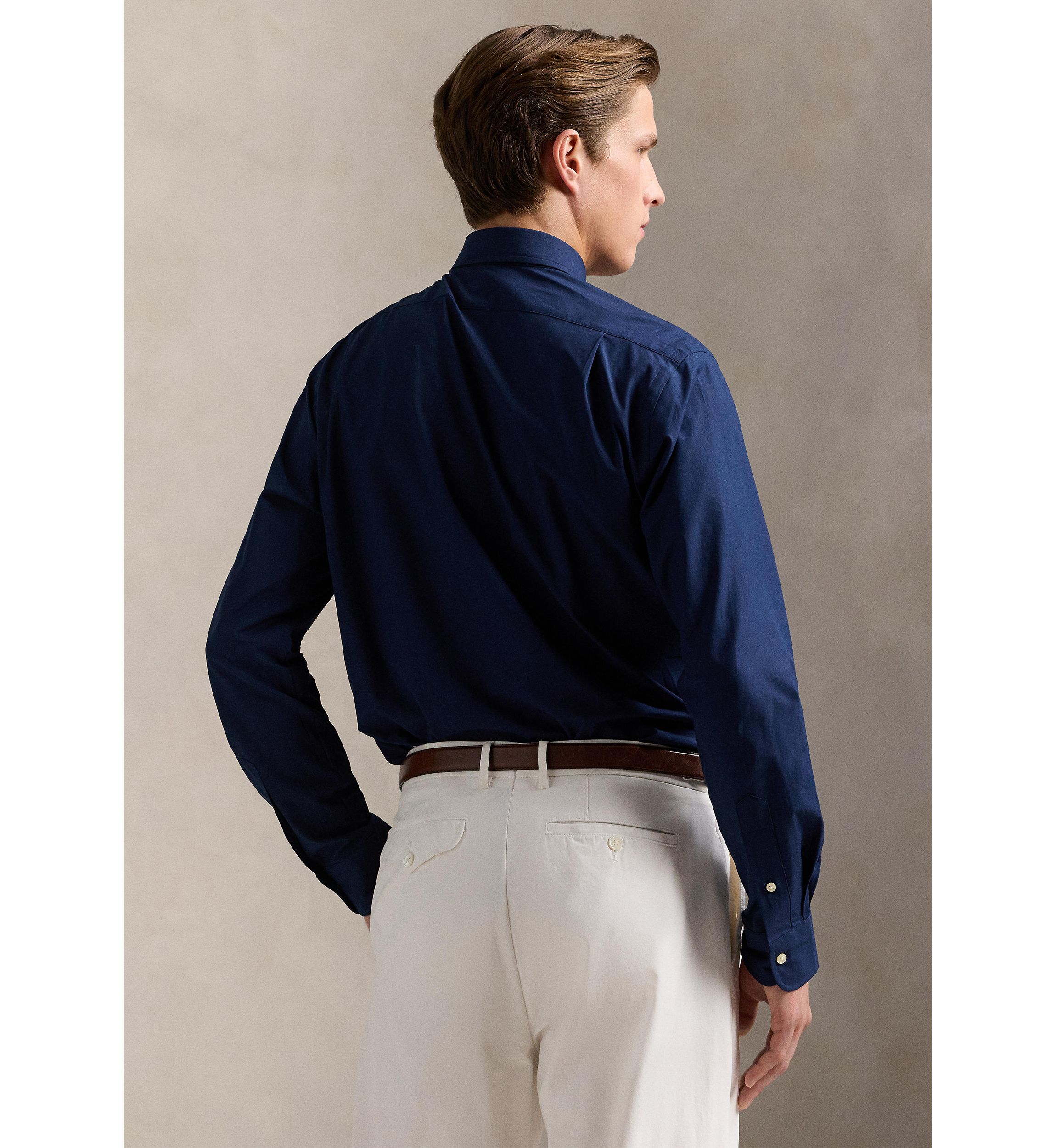 Classic Fit Stretch Poplin Shirt