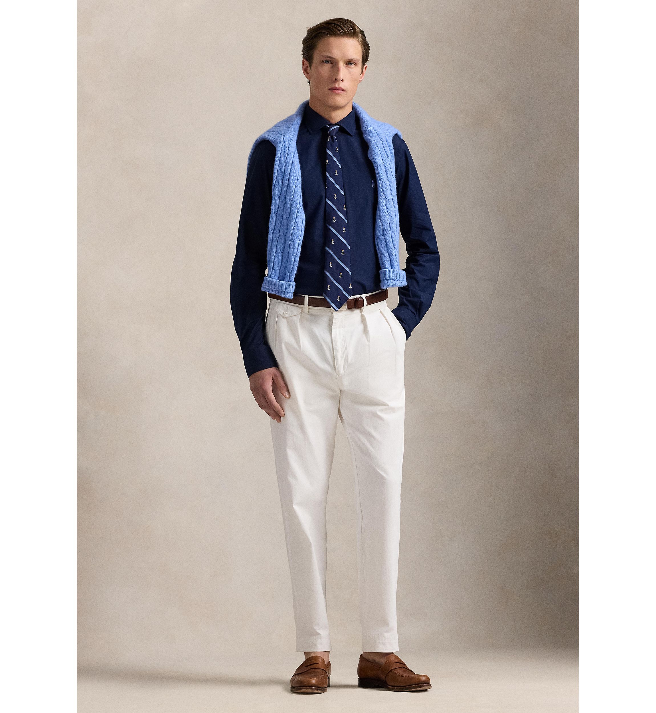 Classic Fit Stretch Poplin Shirt