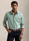 Classic Fit Checked Stretch Poplin Shirt