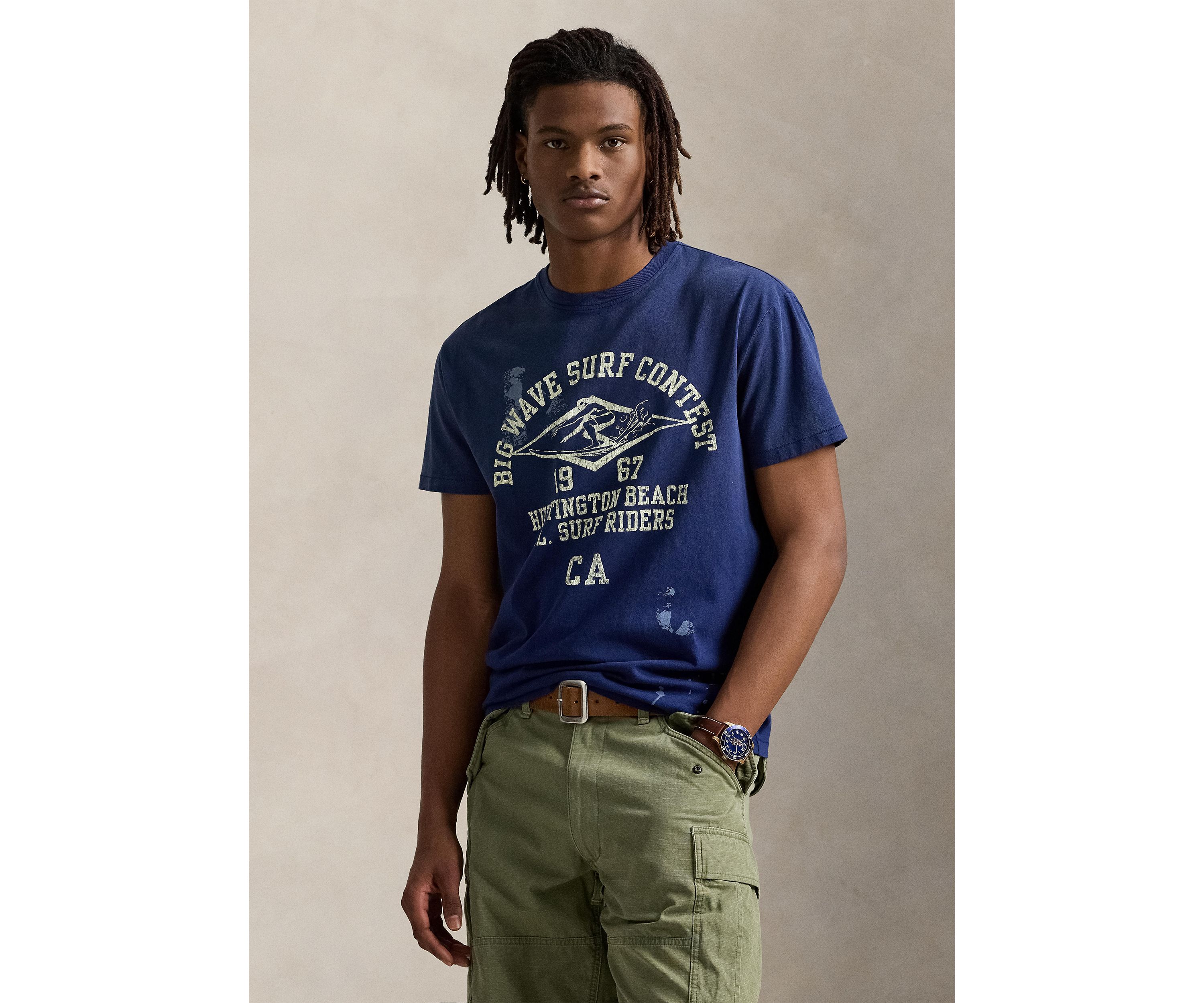 Classic Fit Jersey Graphic T-Shirt
