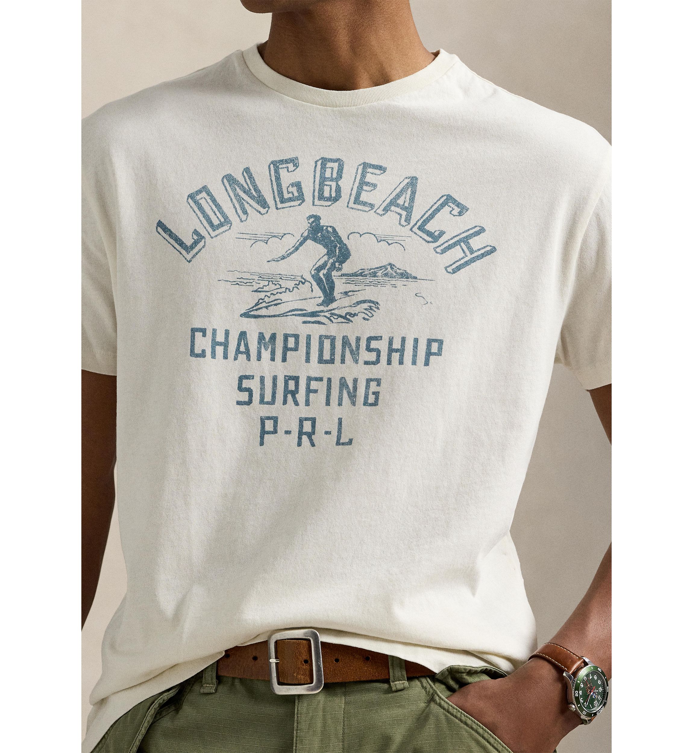 Classic Fit Jersey Graphic T-Shirt