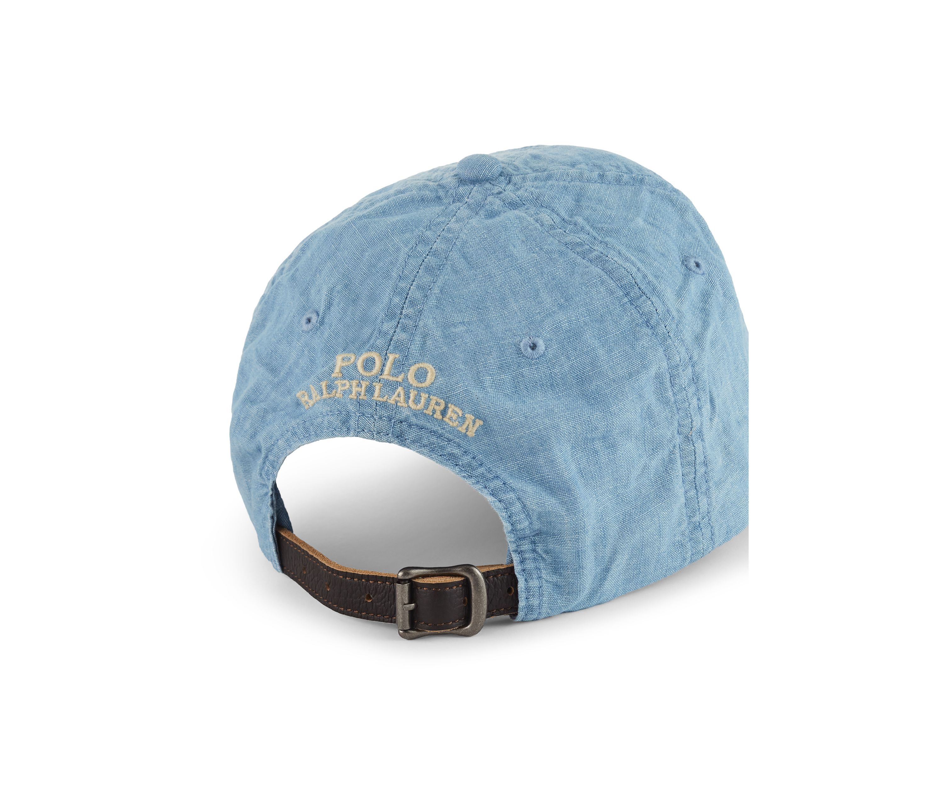 Polo Bear Chambray Ball Cap