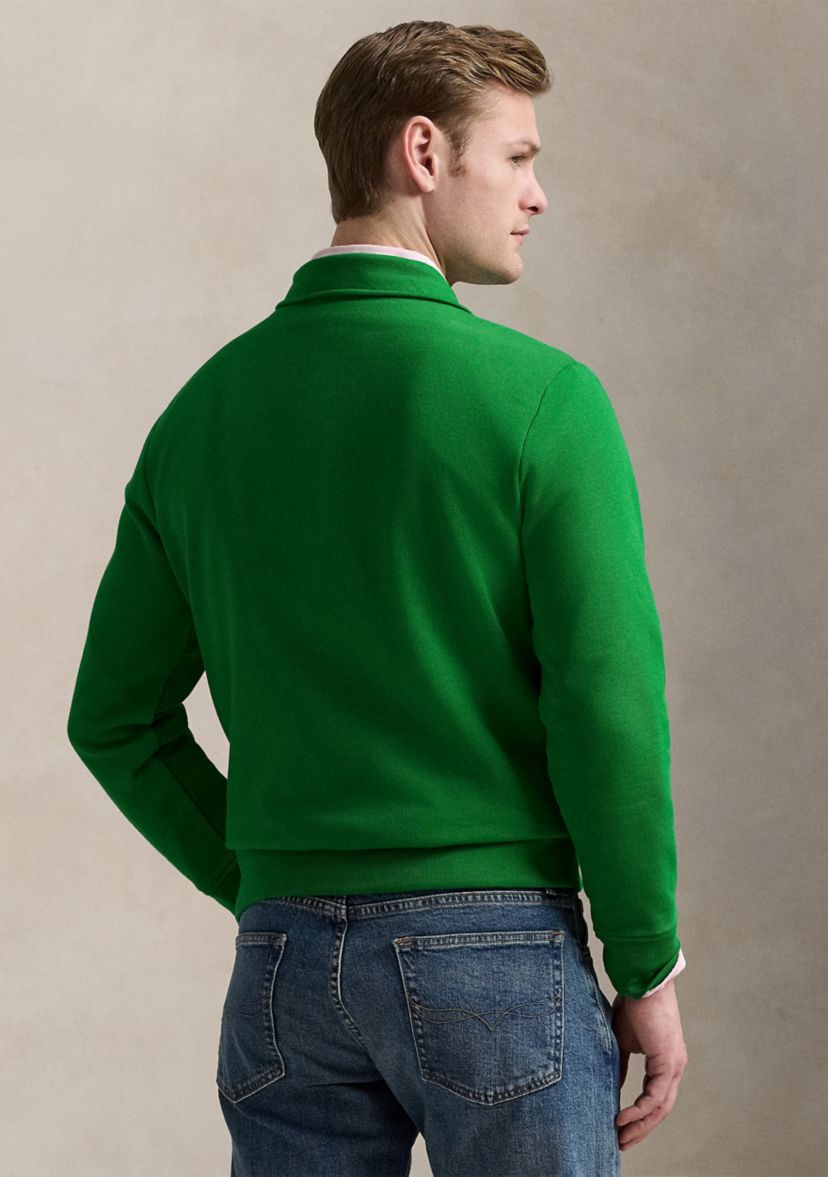 Logo Fleece Collared Sweatshirt