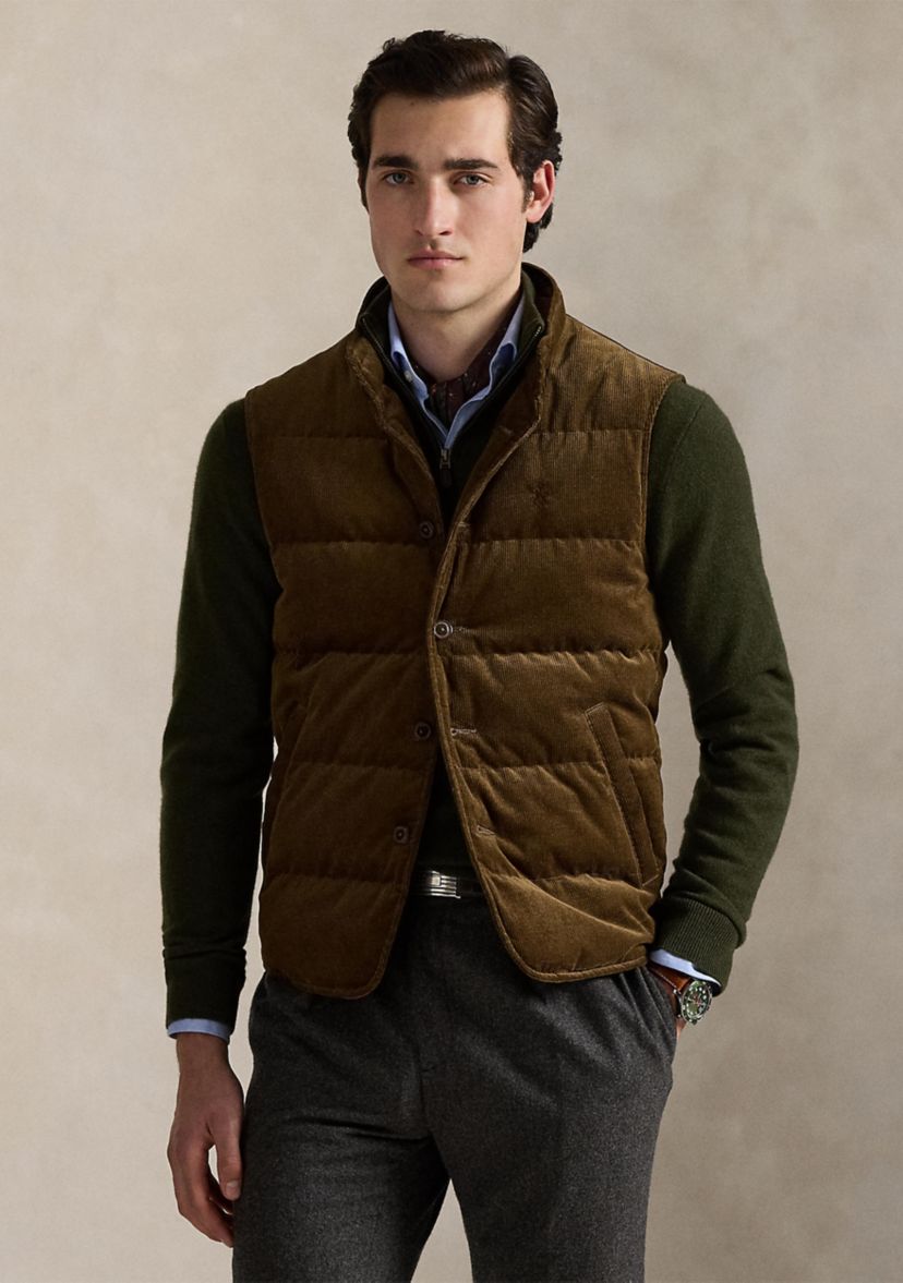 Quilted Corduroy Vest