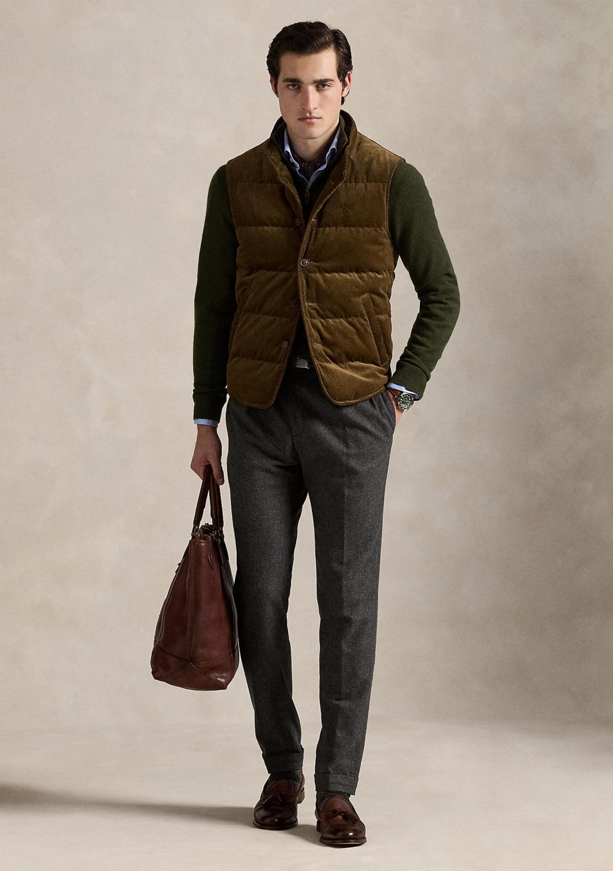 Quilted Corduroy Vest