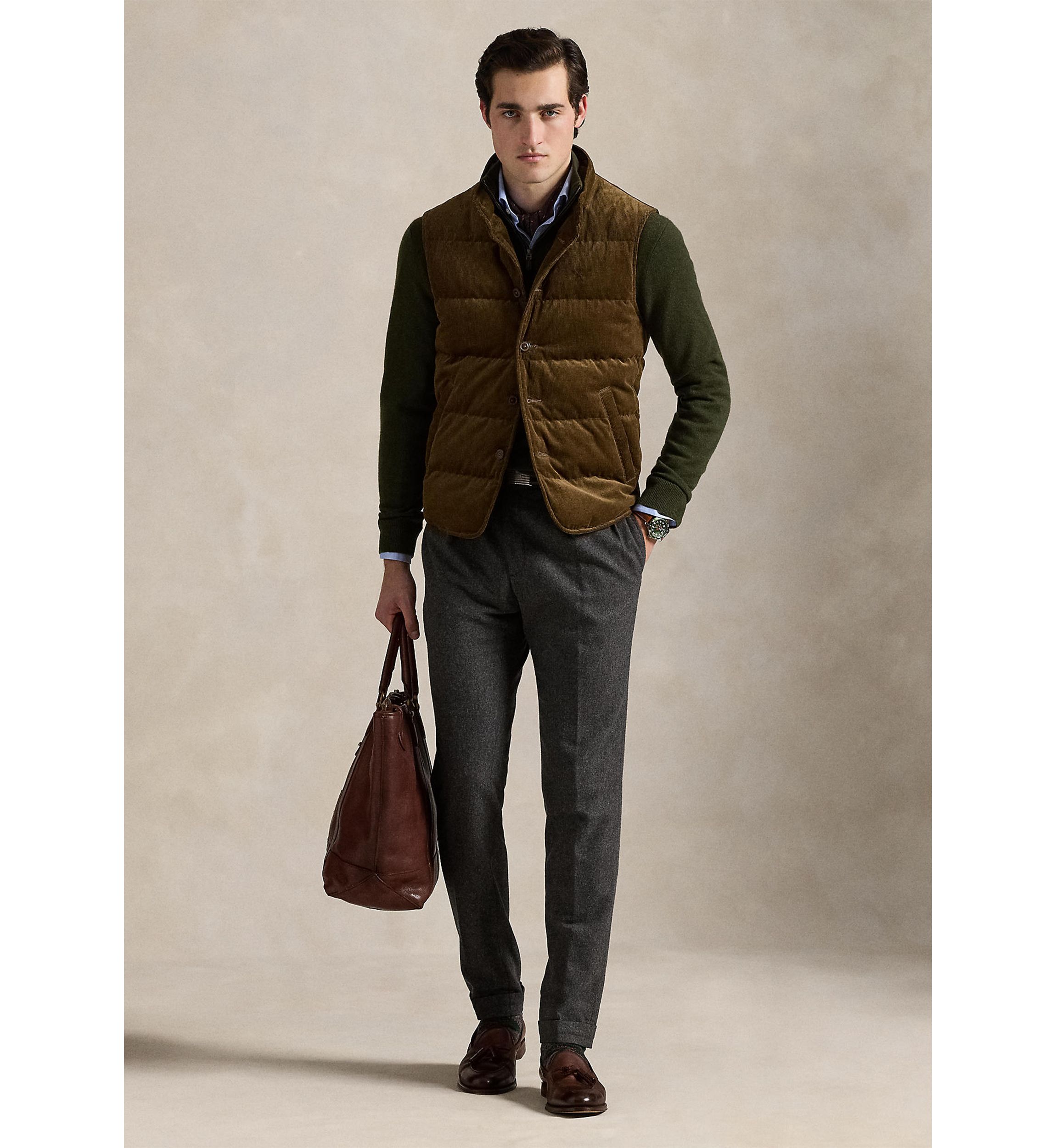 Quilted Corduroy Vest