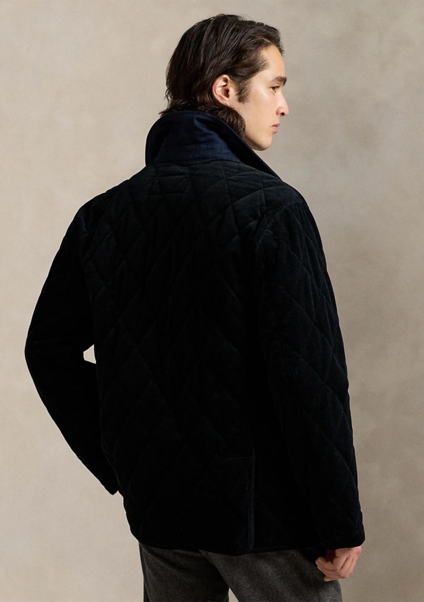 Quilted Corduroy Car Coat