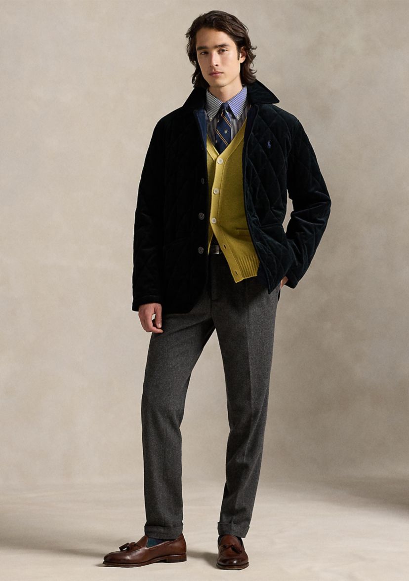 Quilted Corduroy Car Coat