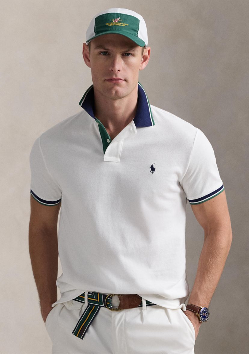 Classic Fit Mesh Polo Shirt