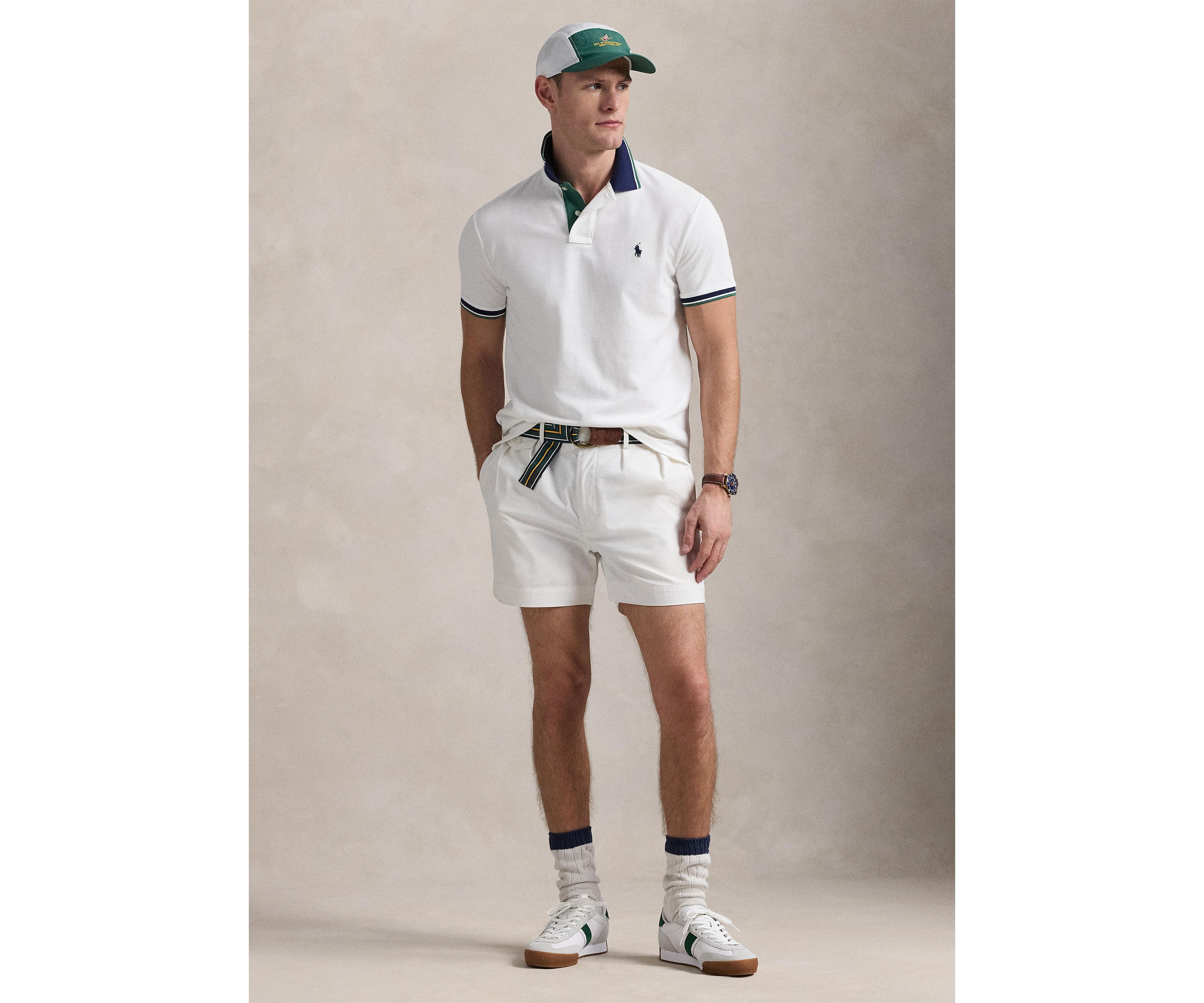 Classic Fit Mesh Polo Shirt