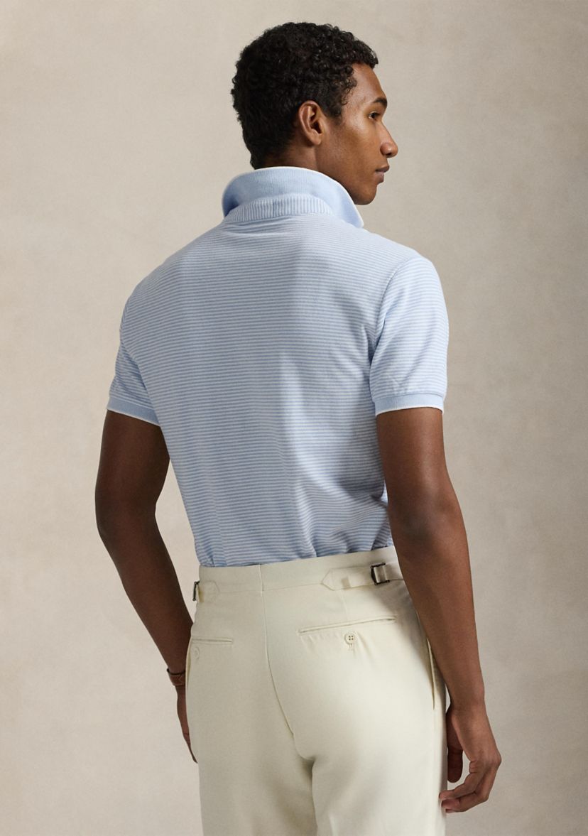 Classic Fit Stretch Oxford Mesh Polo Shirt
