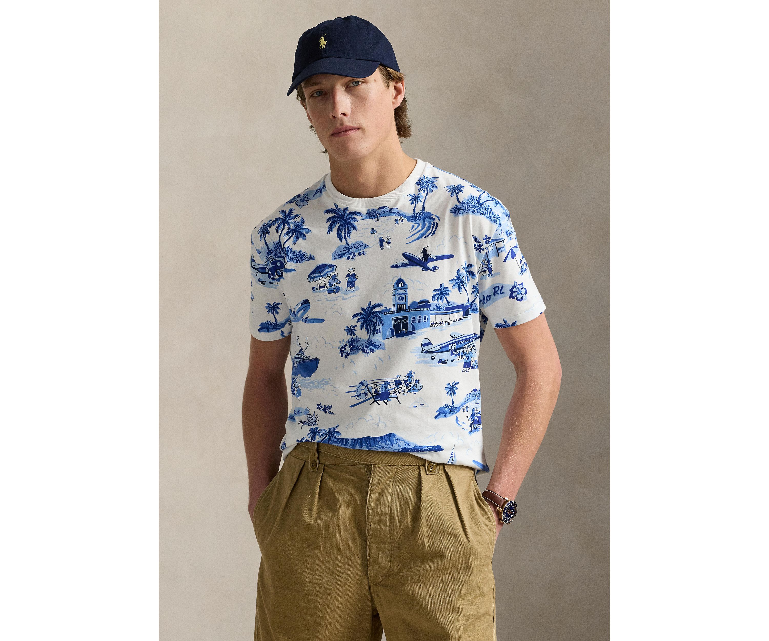 Classic Fit Polo Bear Jersey T-Shirt