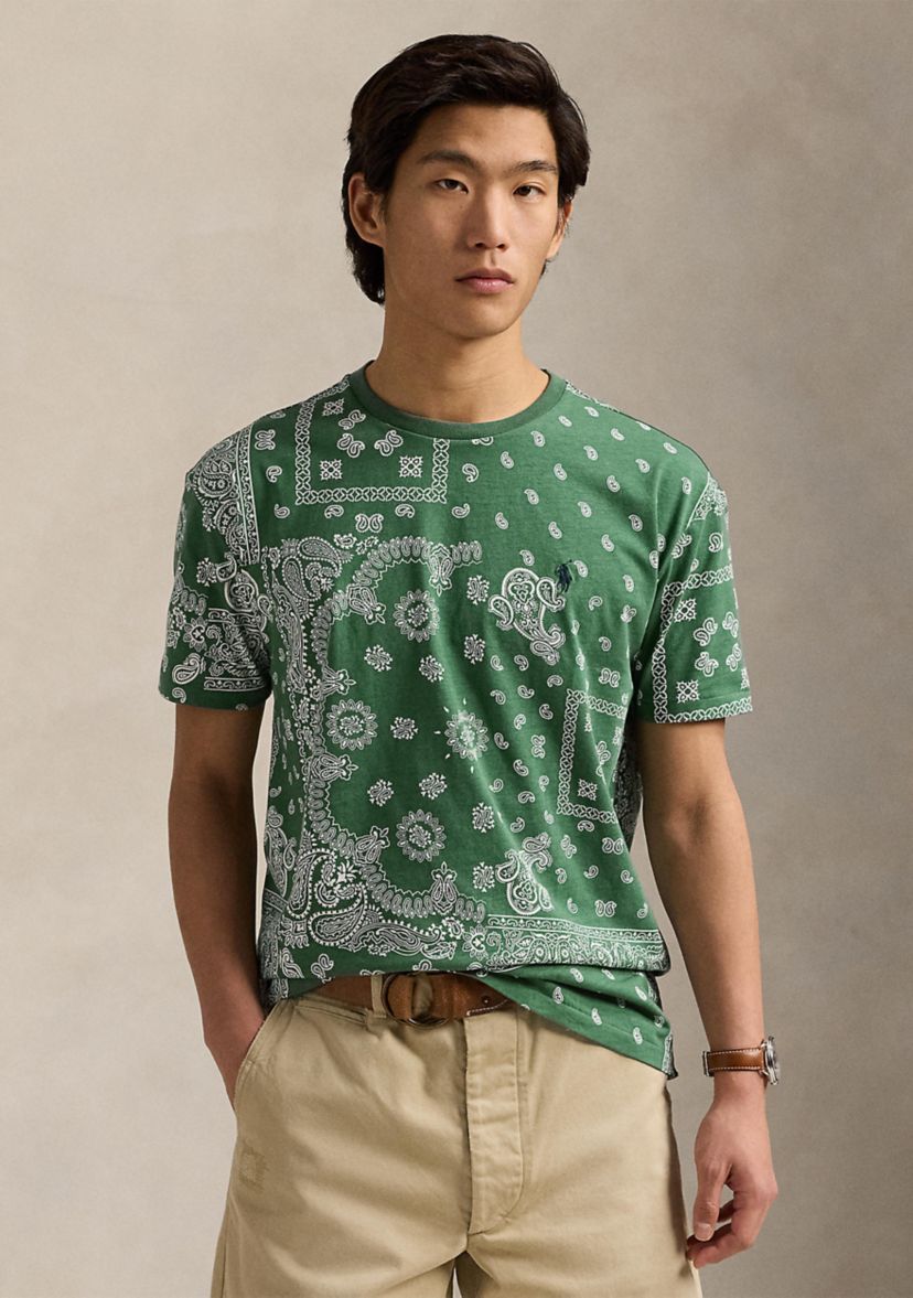 Classic Fit Bandanna Jersey T-Shirt