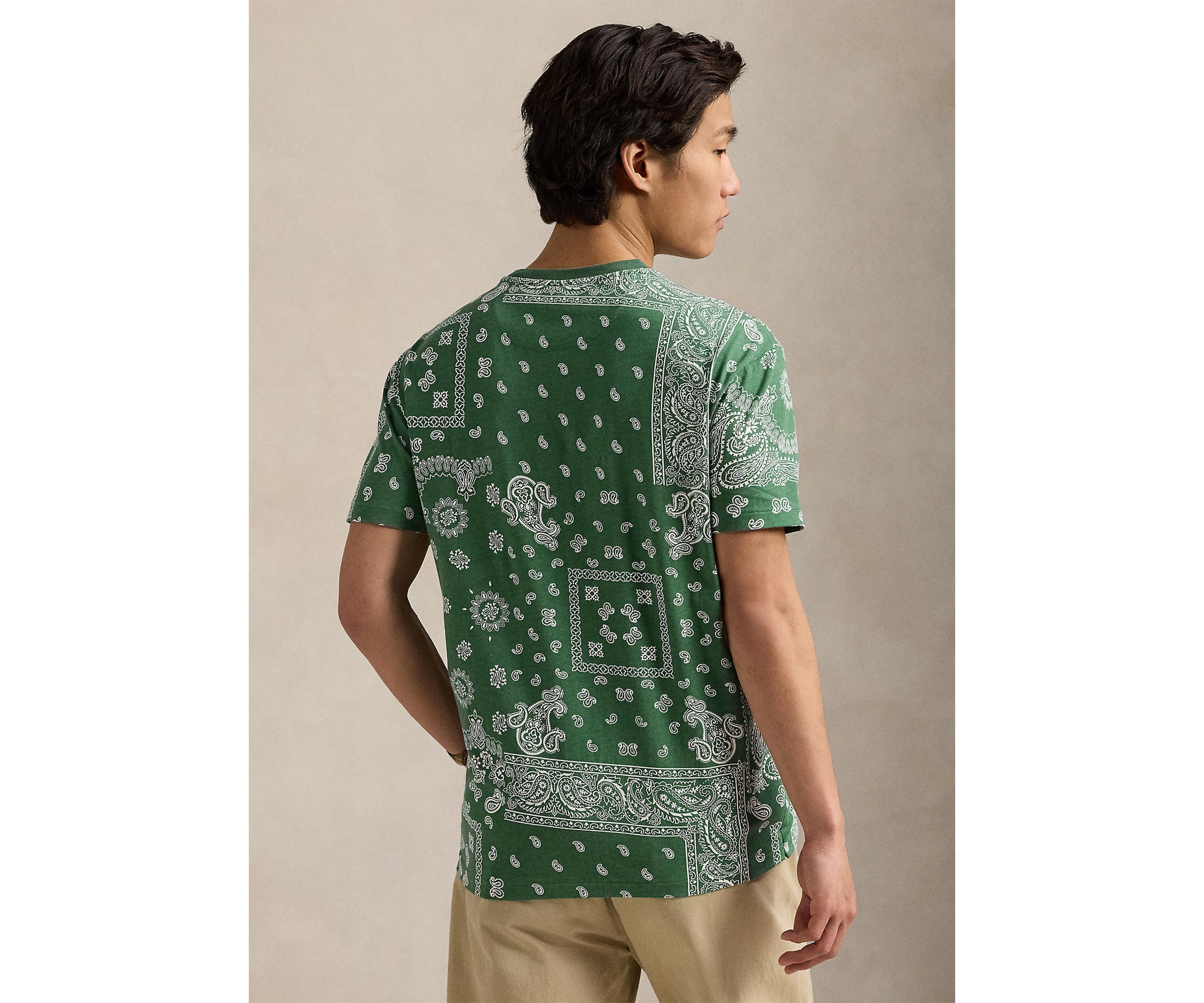 Classic Fit Bandanna Jersey T-Shirt