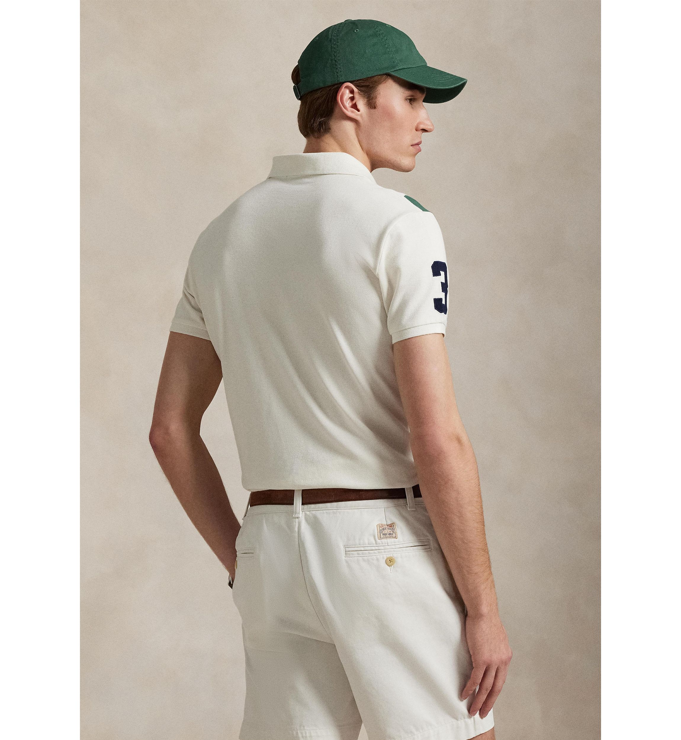 Classic Fit Big Pony Mesh Polo Shirt