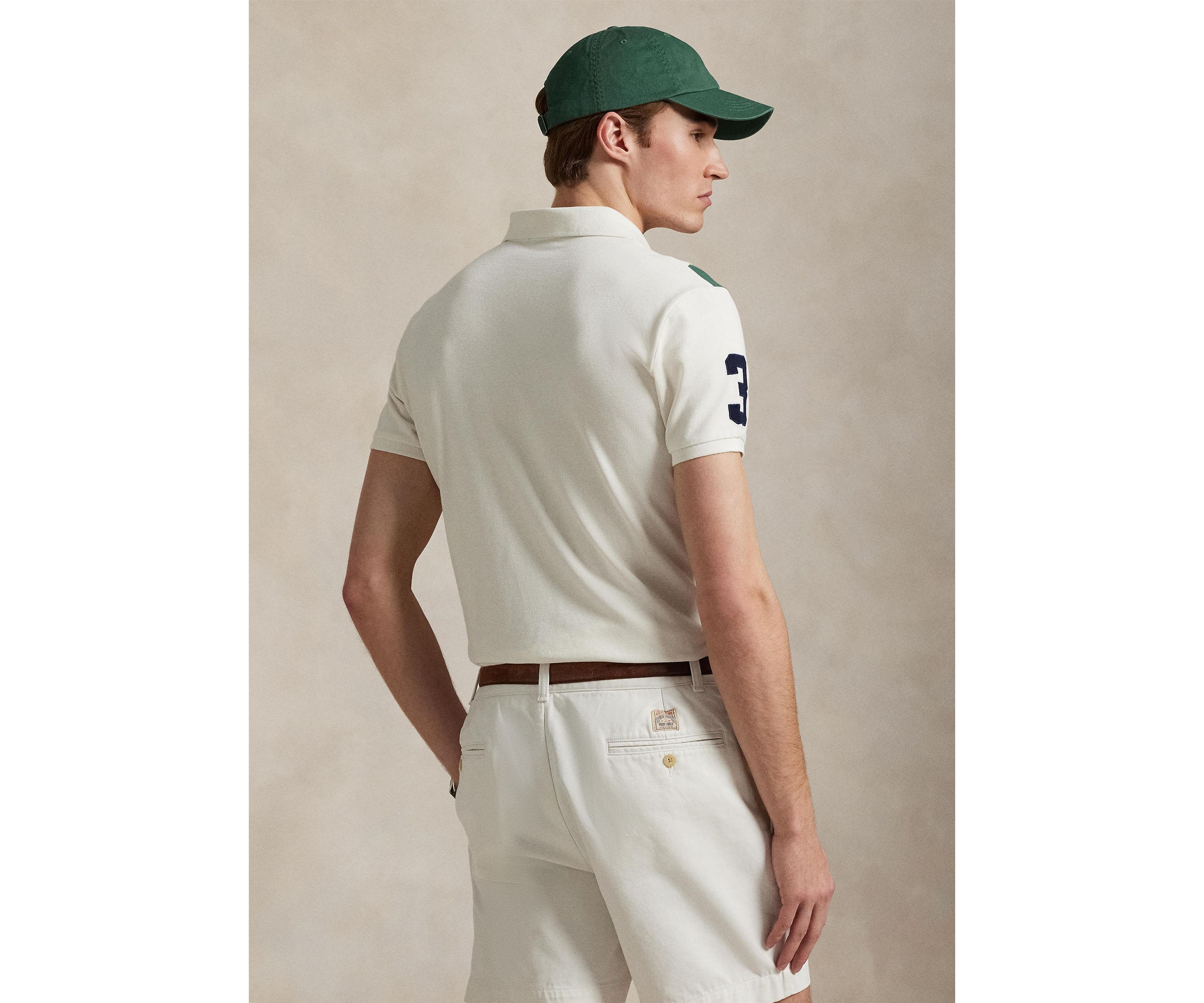 Classic Fit Big Pony Mesh Polo Shirt