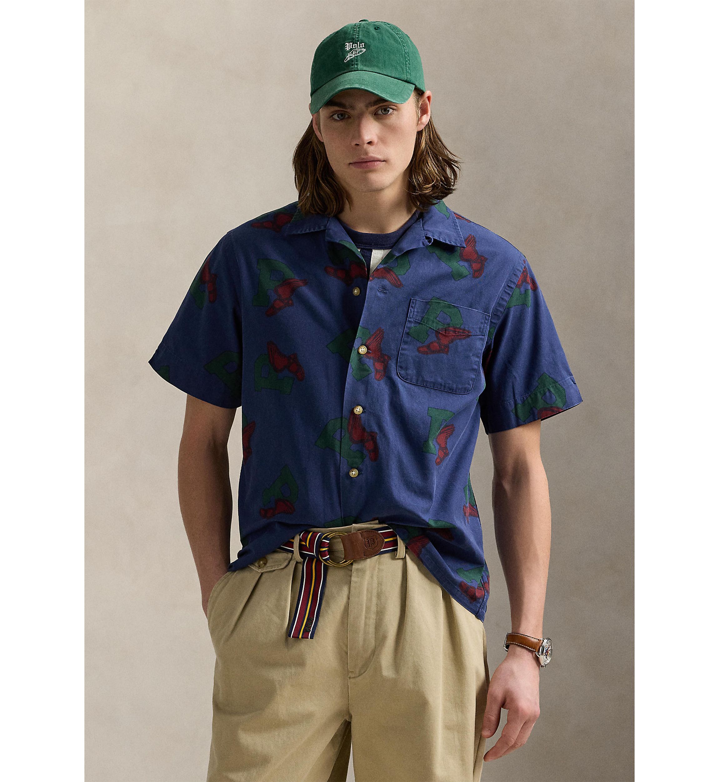 Classic Fit P-Wing Camp Shirt