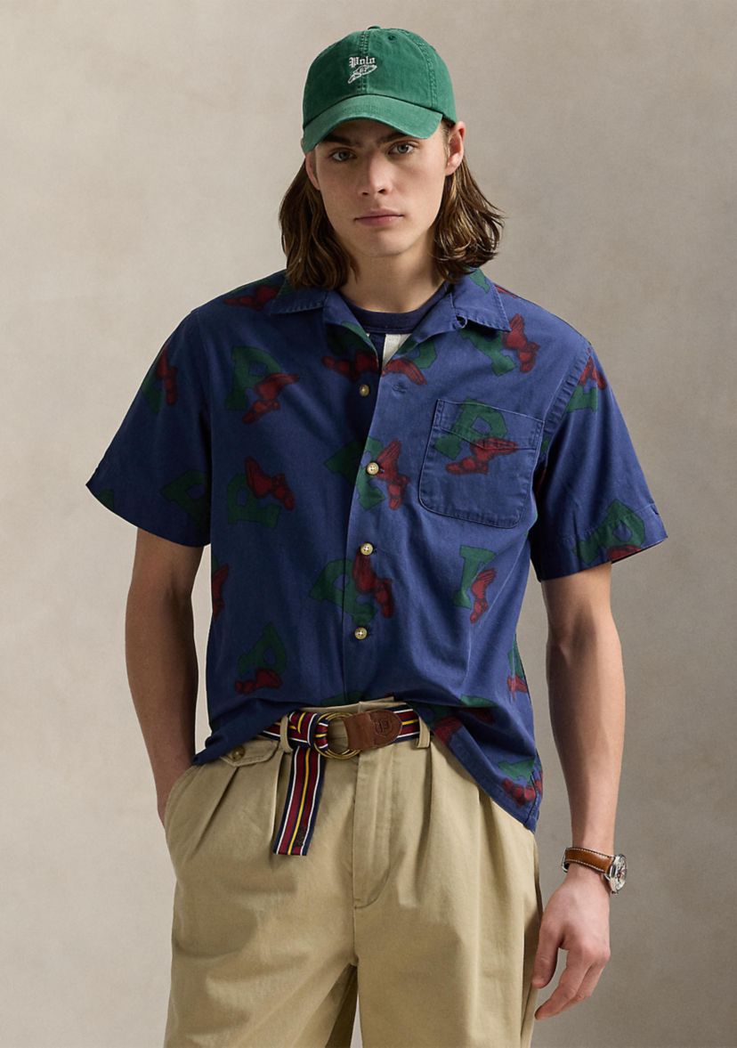 Classic Fit P-Wing Camp Shirt