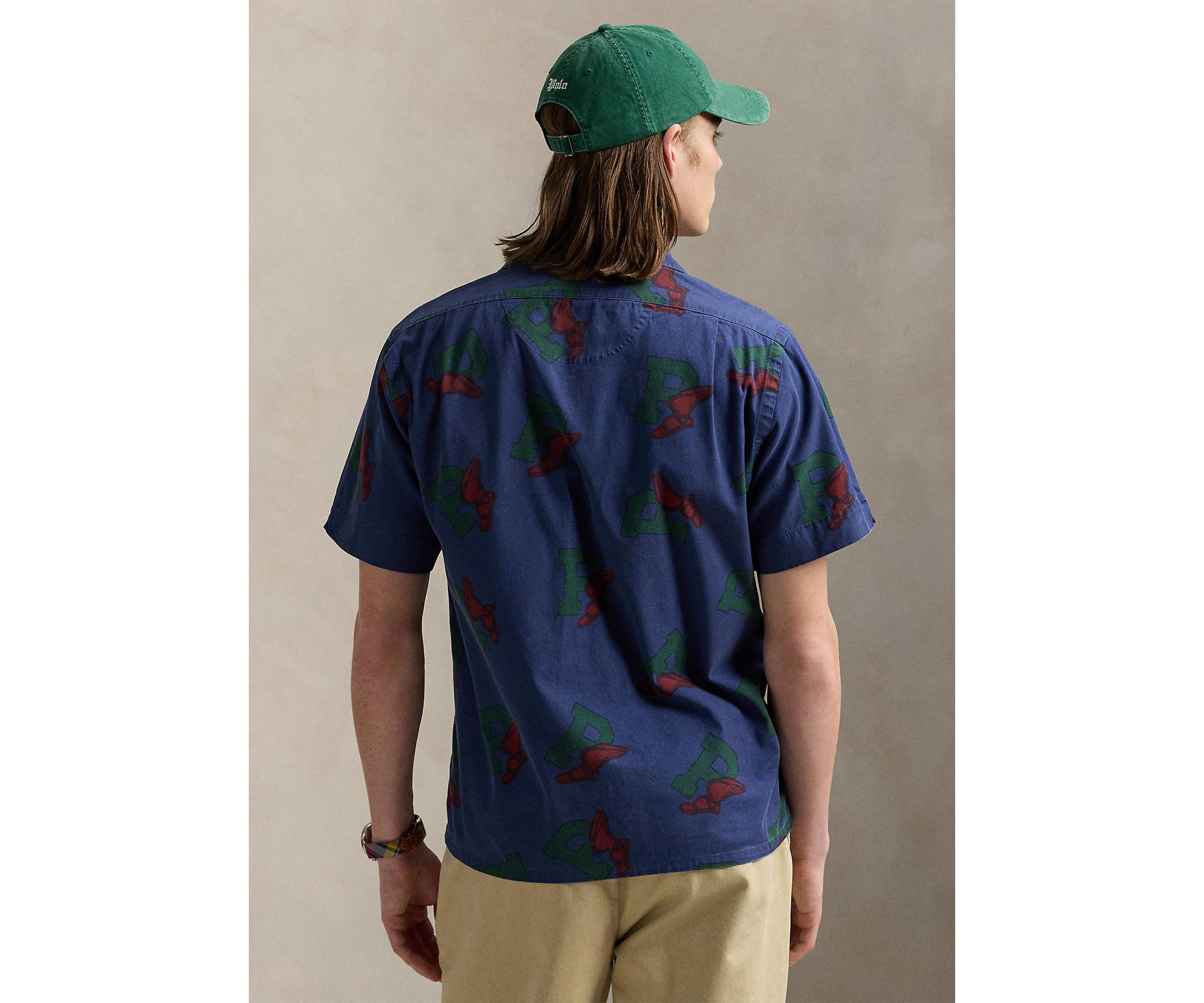 Classic Fit P-Wing Camp Shirt