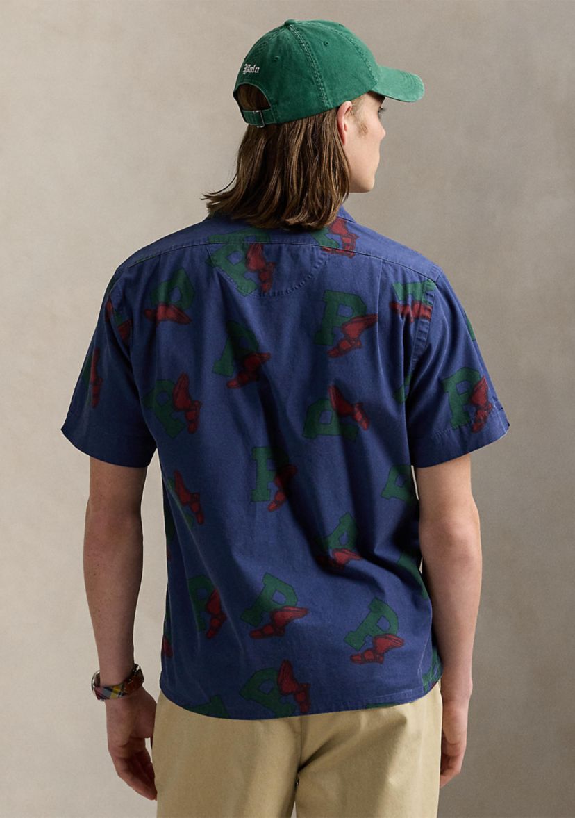 Classic Fit P-Wing Camp Shirt