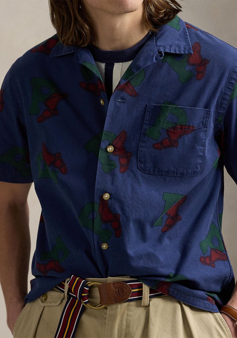 Classic Fit P-Wing Camp Shirt