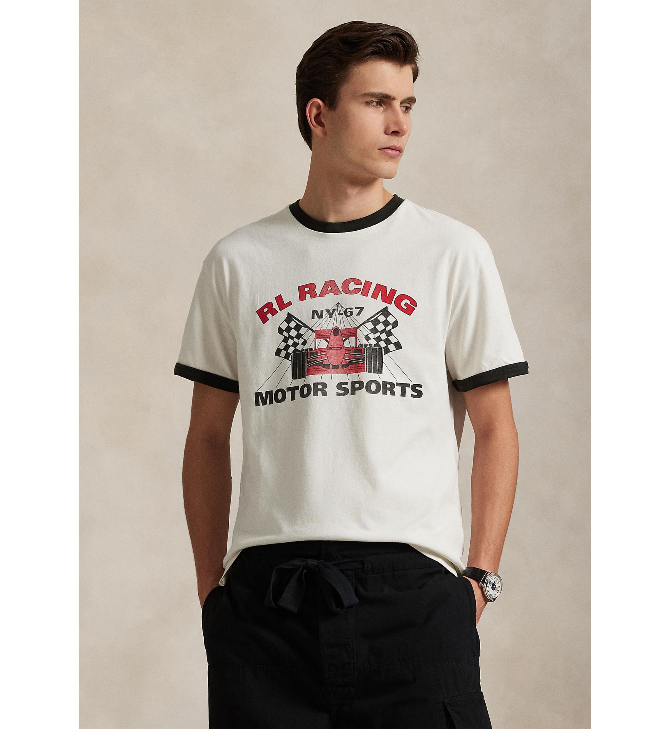 Classic Fit Jersey Graphic T-Shirt