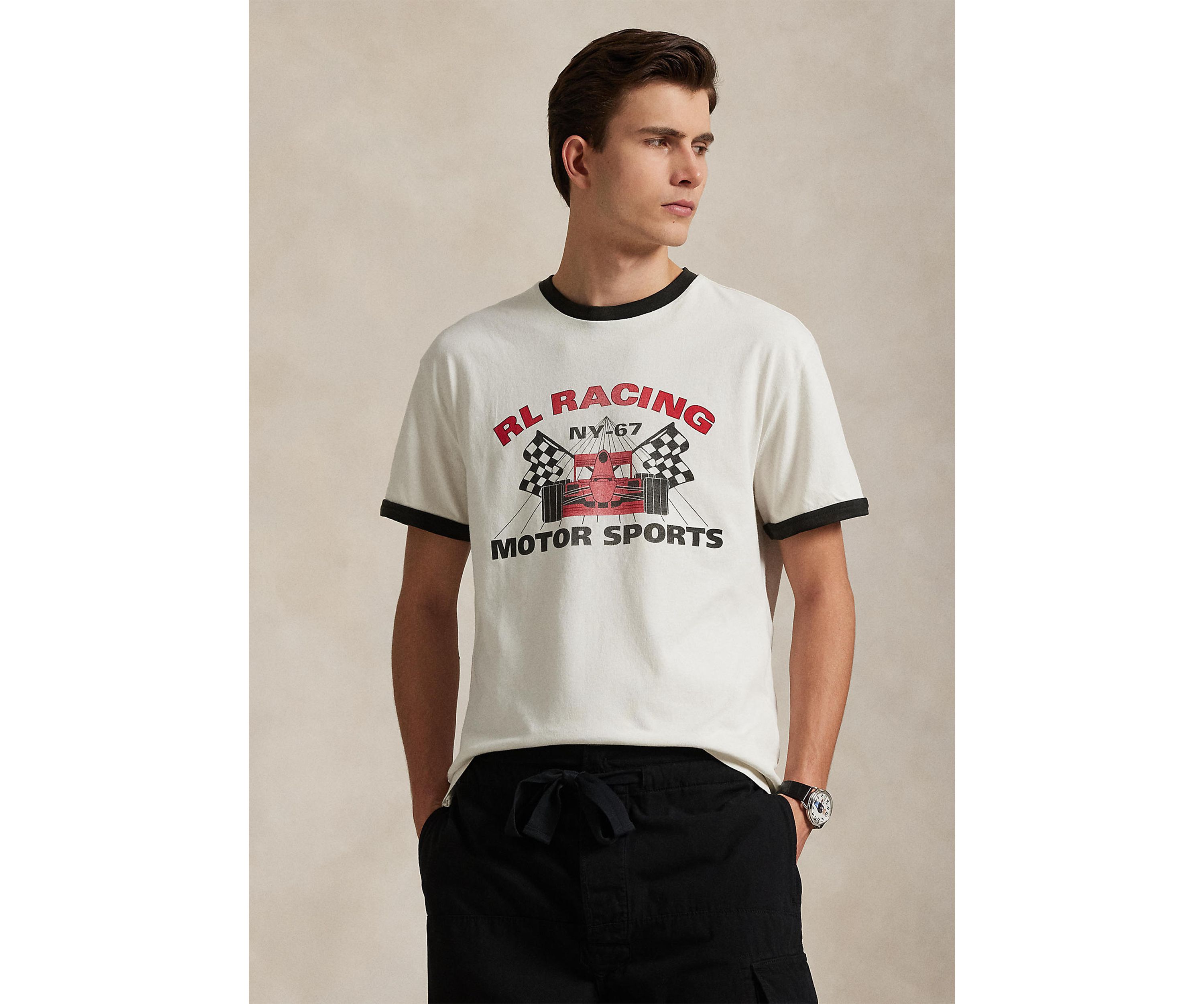 Classic Fit Jersey Graphic T-Shirt