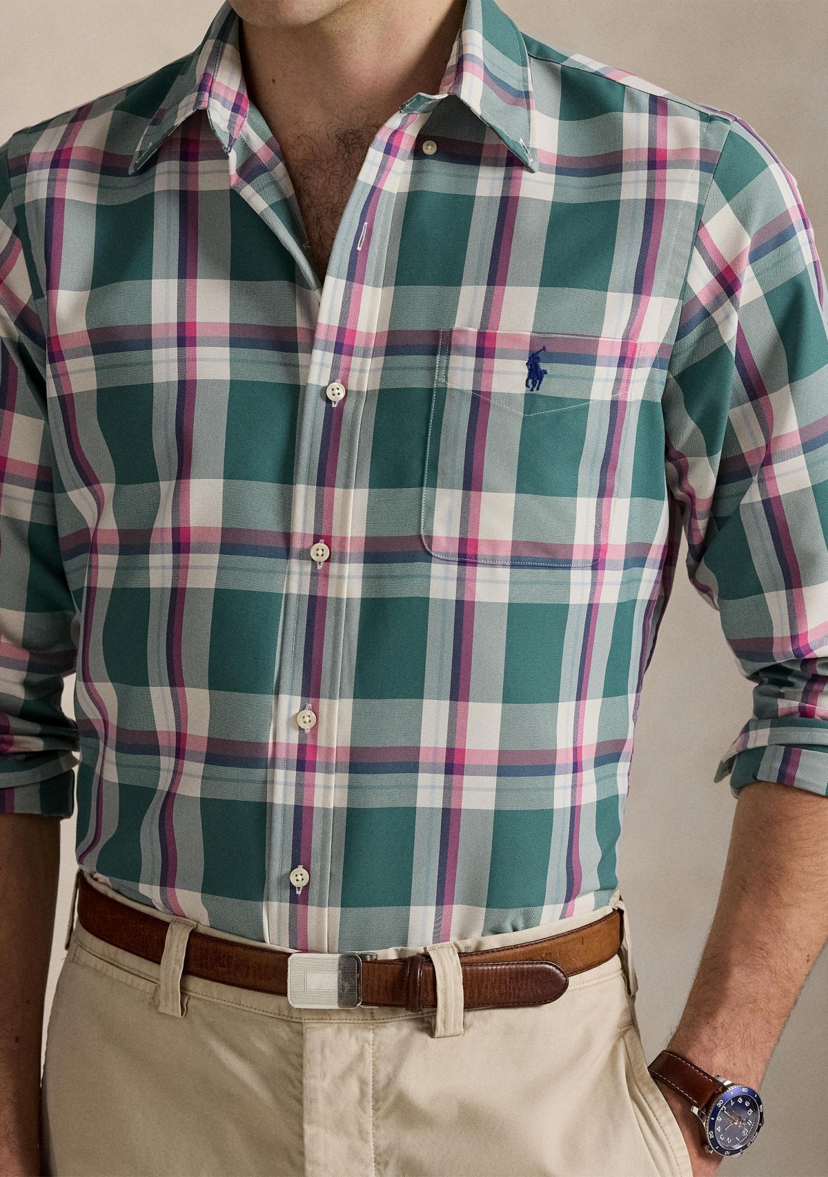Classic Fit Performance Oxford Shirt