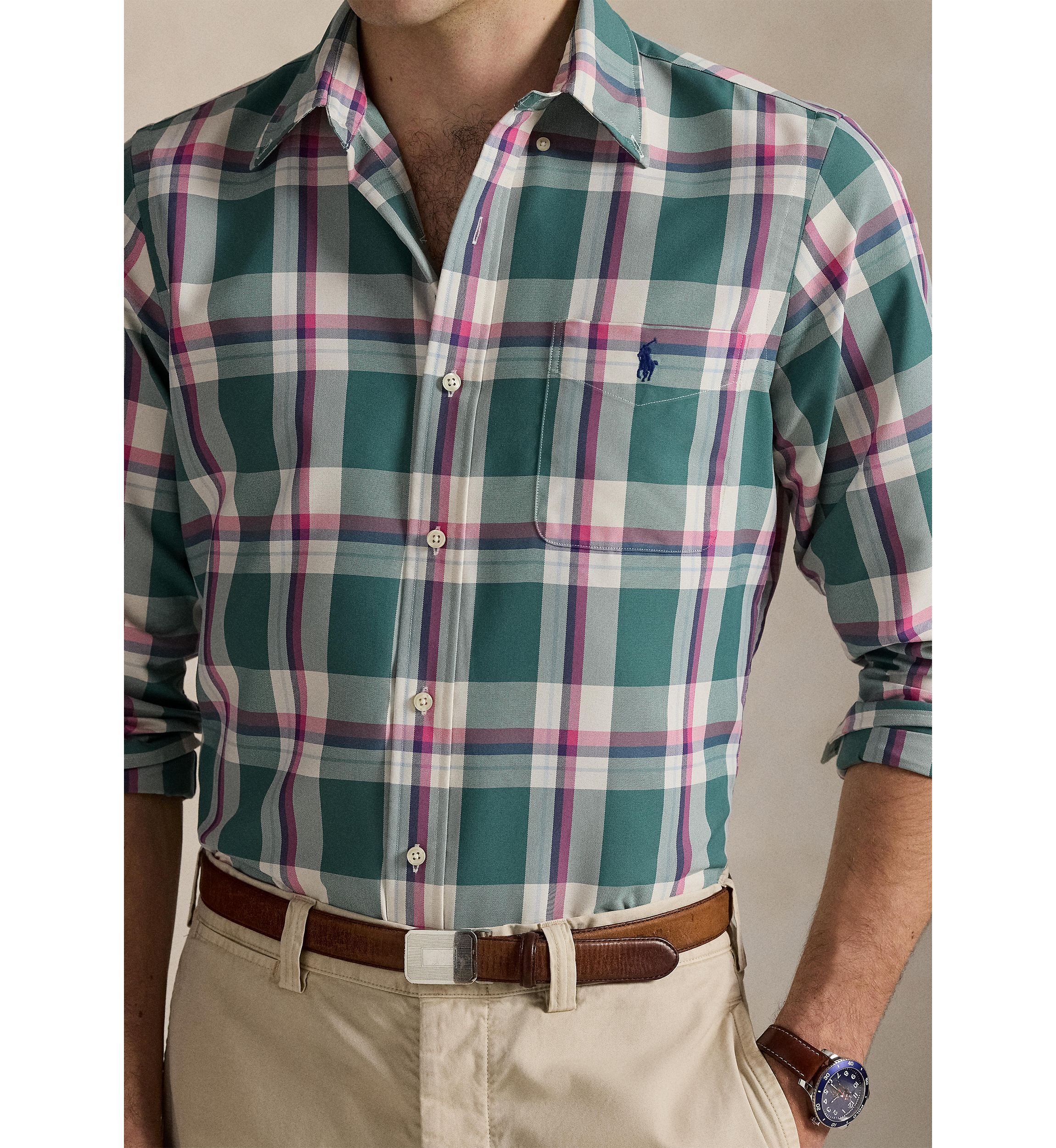 Classic Fit Performance Oxford Shirt
