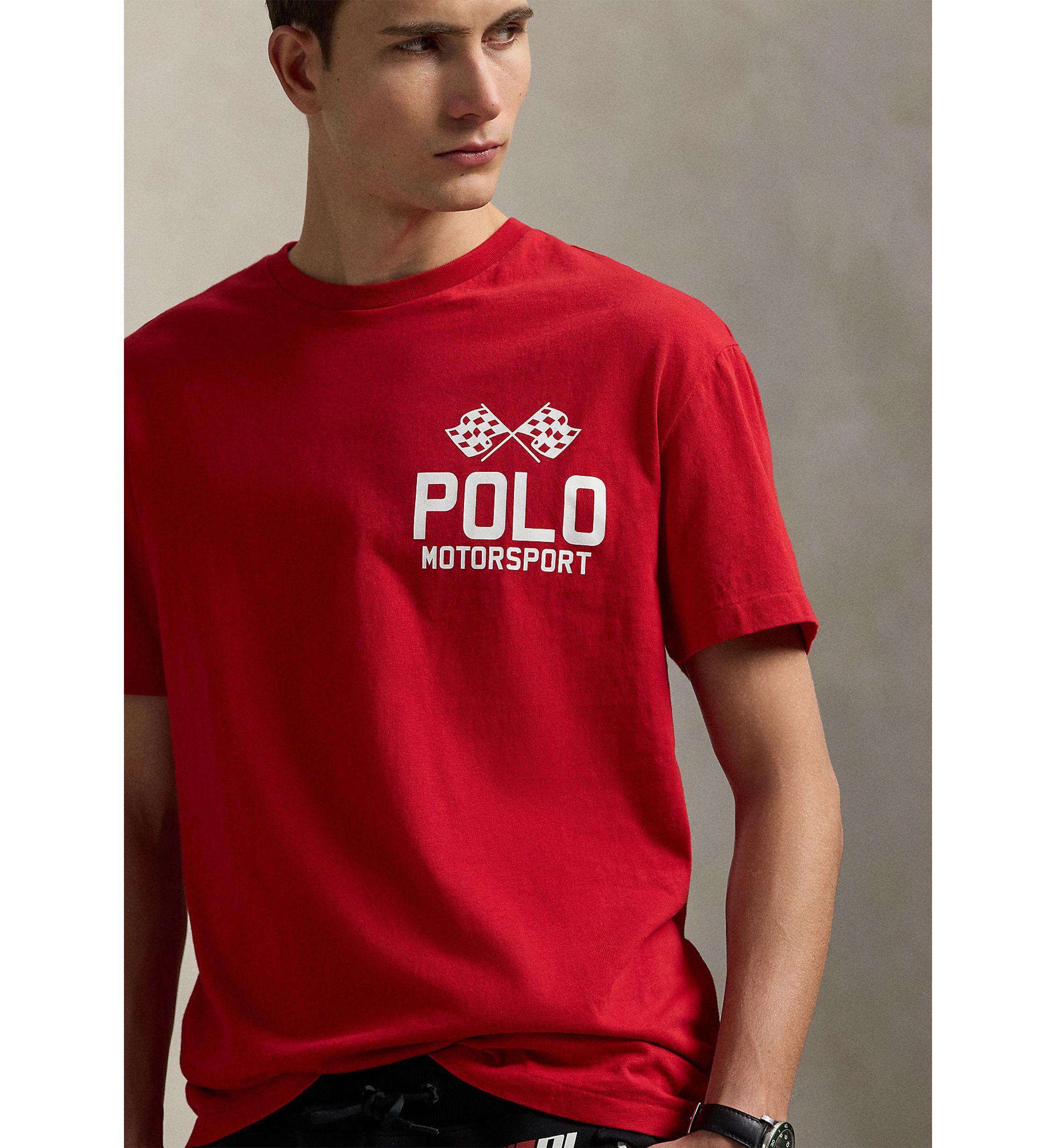Classic Fit Slub Jersey Graphic T-Shirt