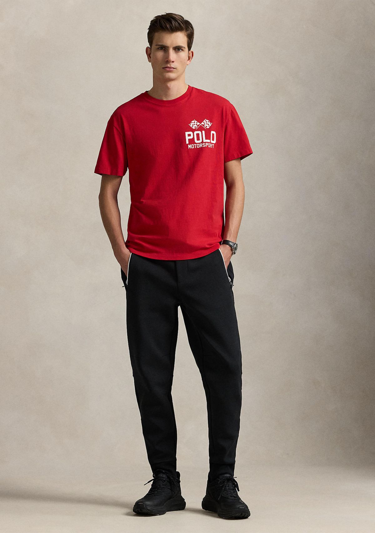 Classic Fit Slub Jersey Graphic T-Shirt