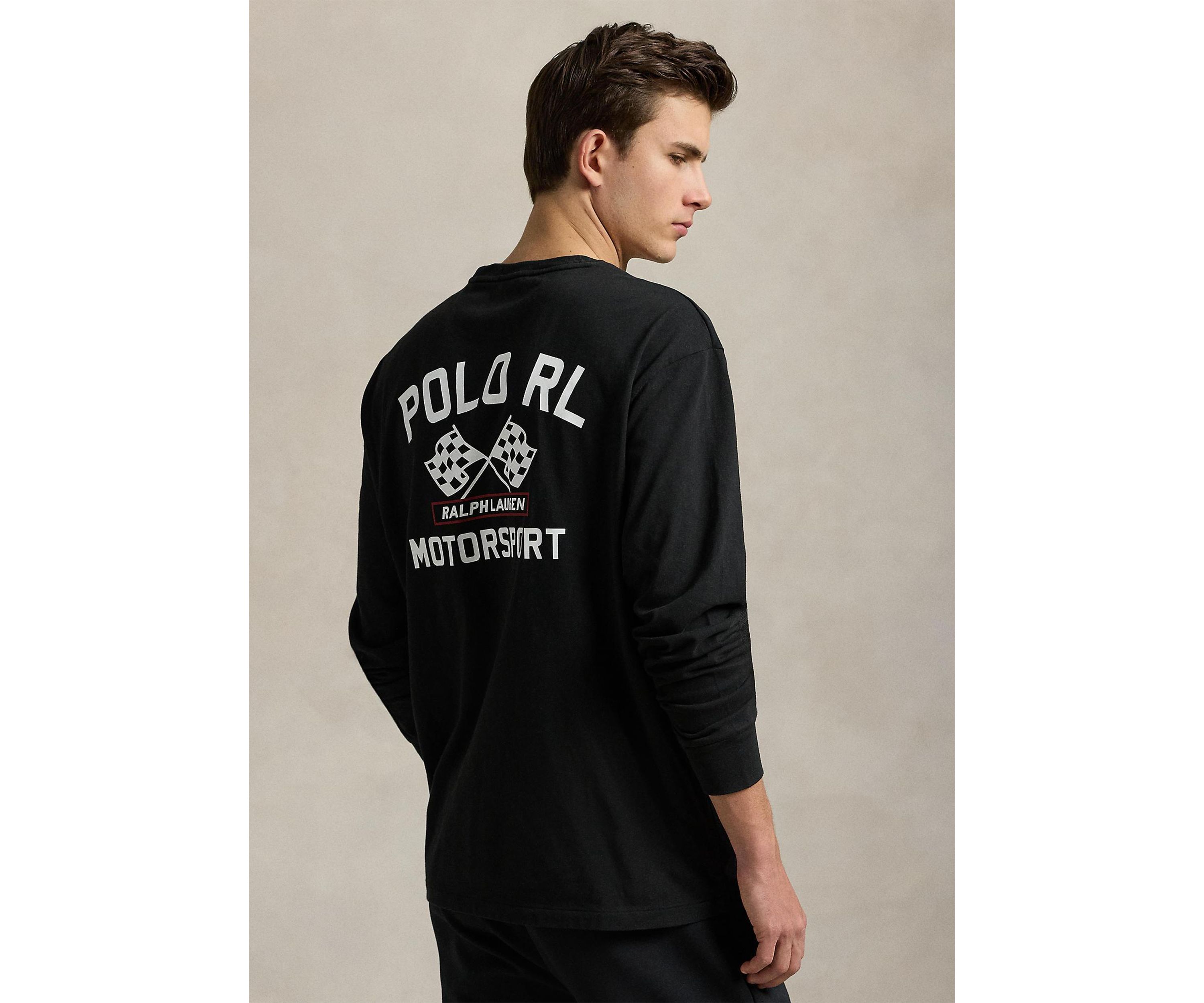 Classic Fit Slub Jersey Graphic T-Shirt