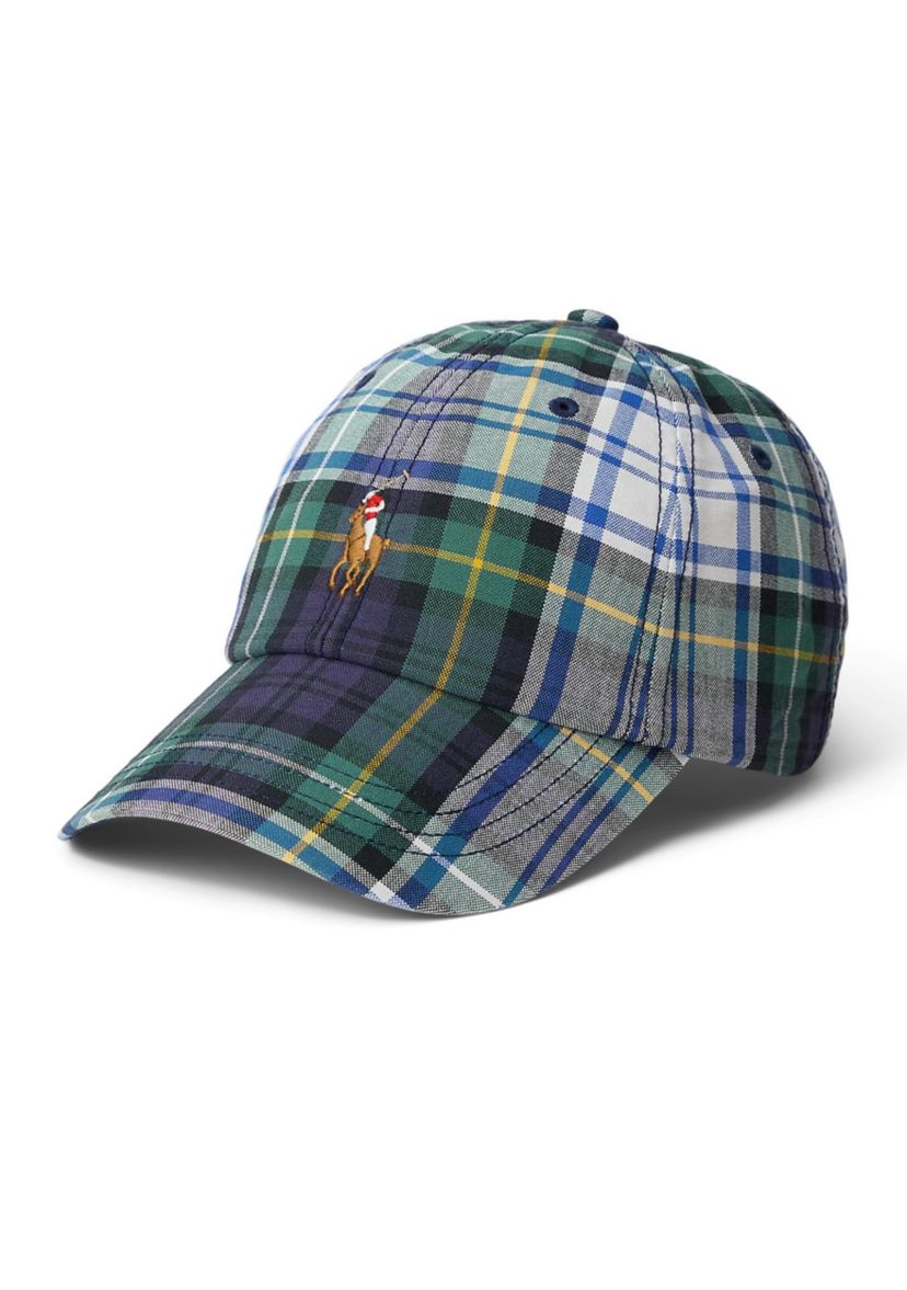 Plaid Oxford Ball Cap