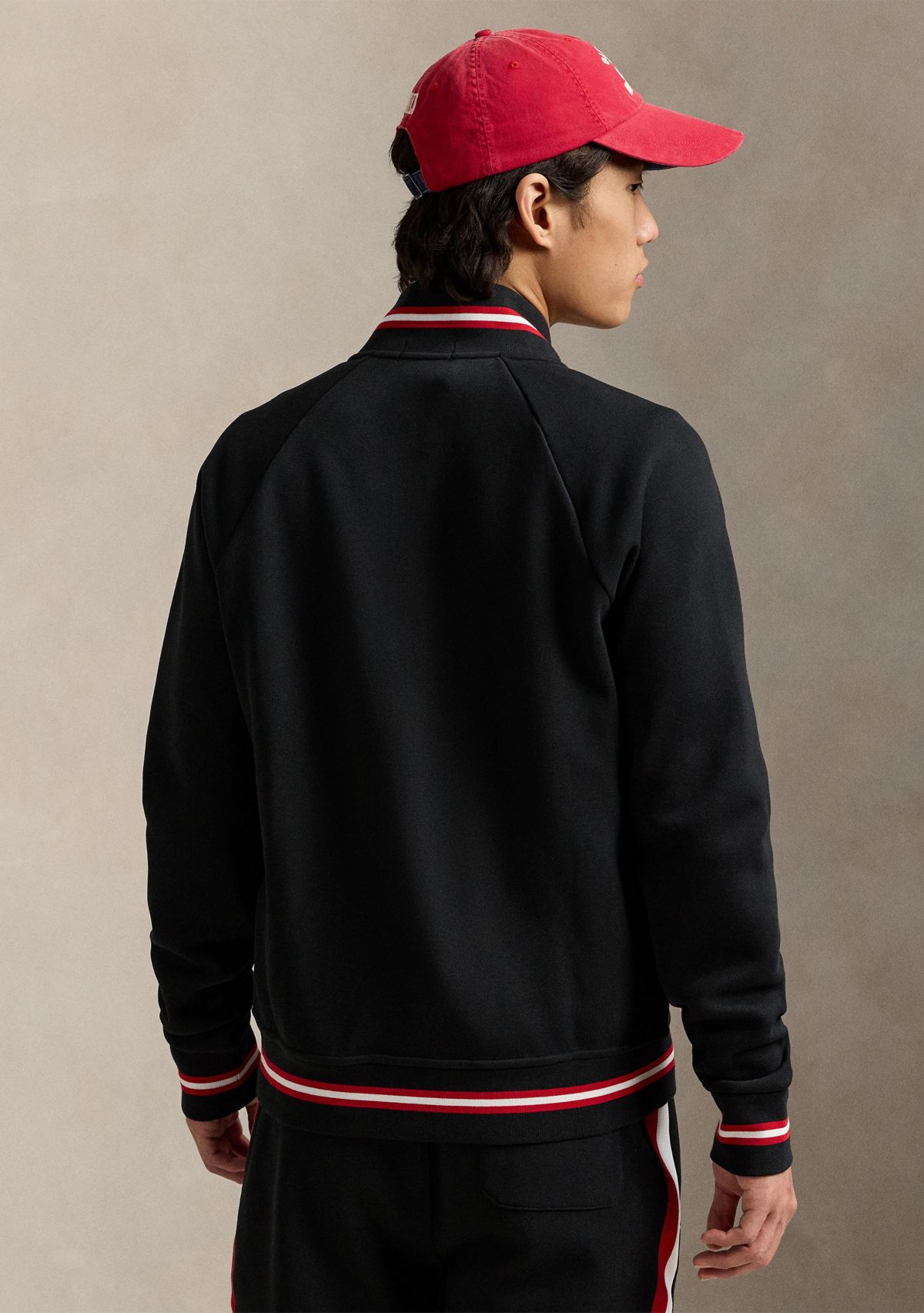 Double-Knit Bomber Jacket
