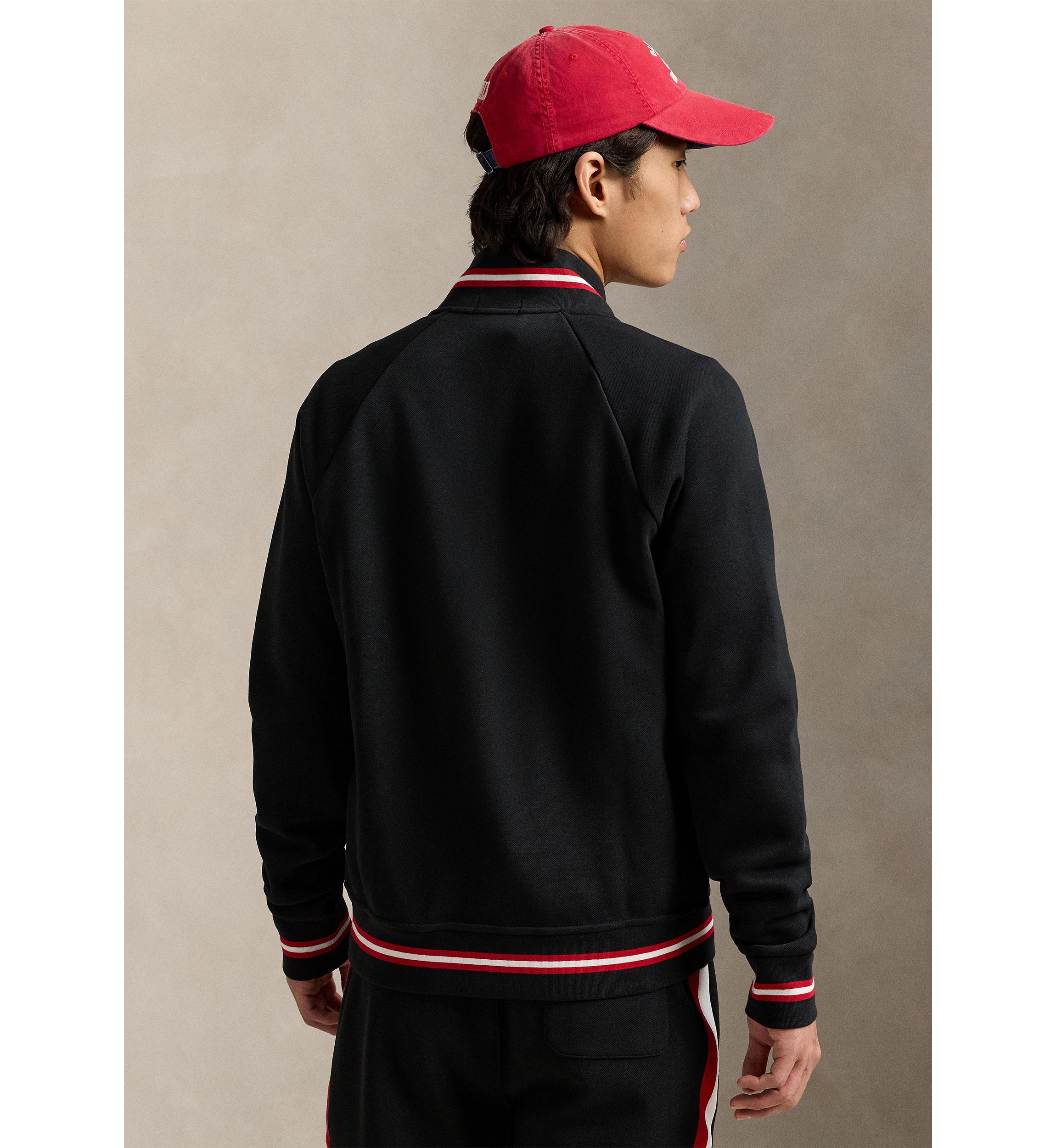 Double-Knit Bomber Jacket