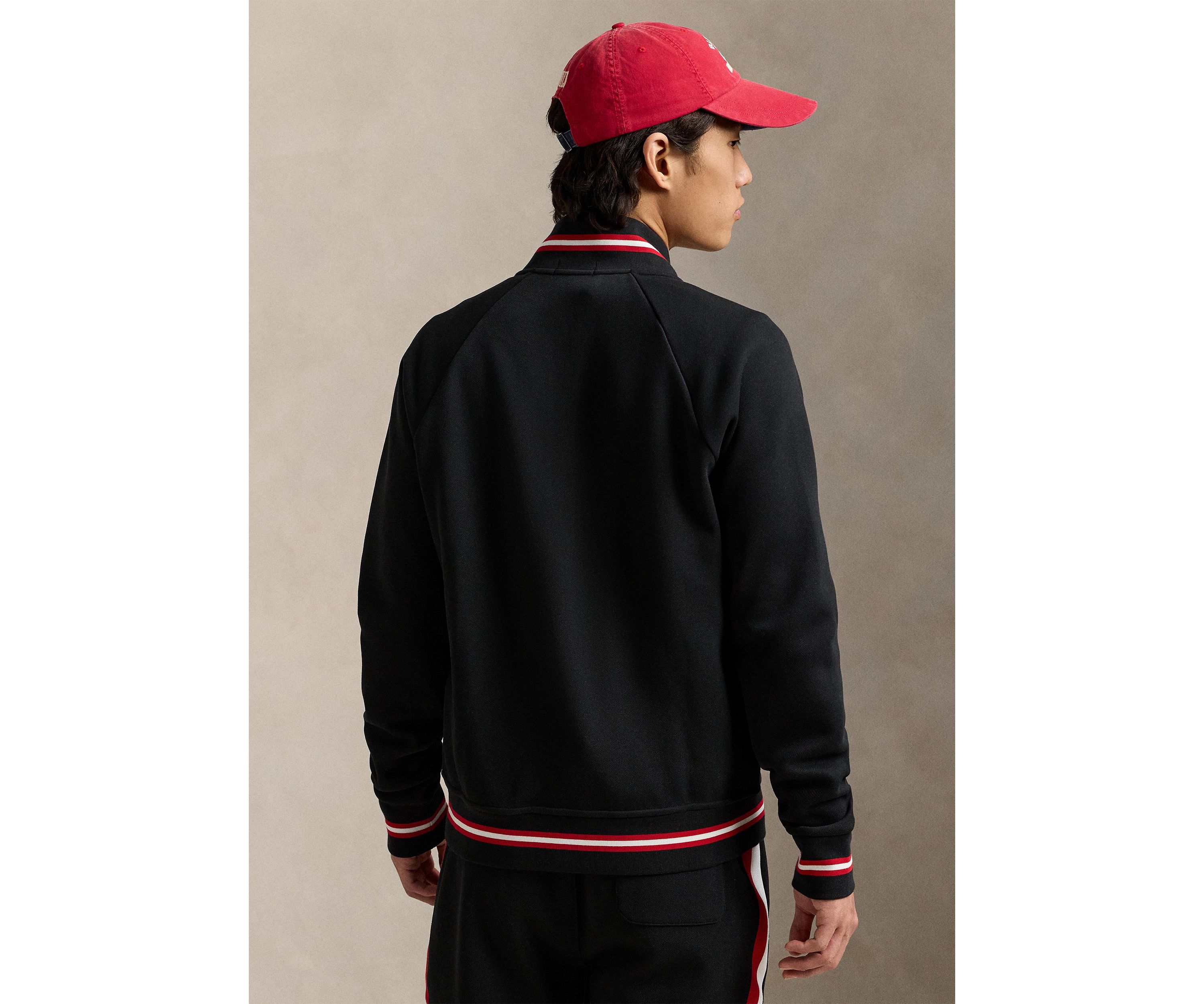 Double-Knit Bomber Jacket