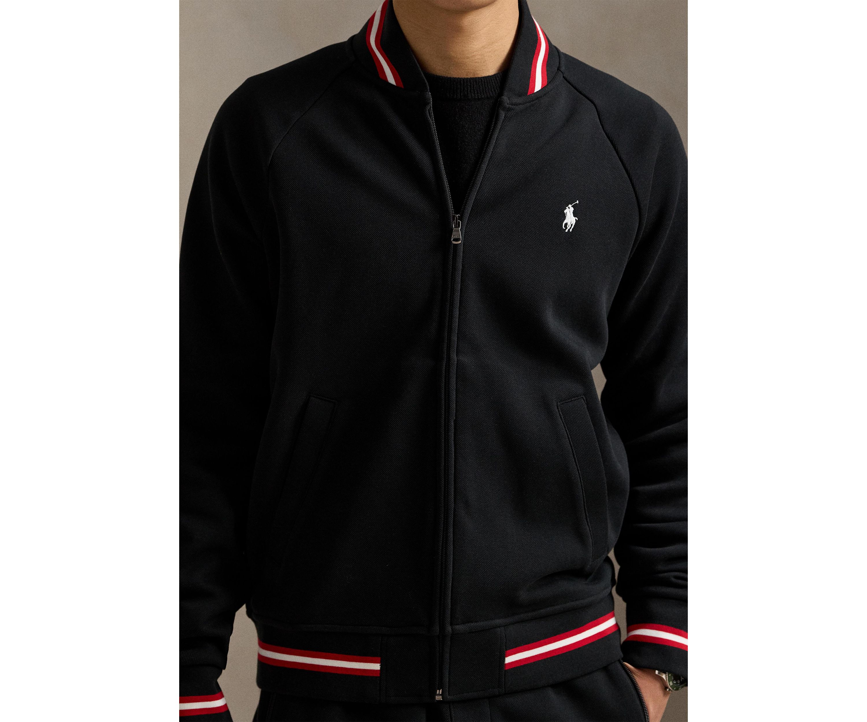 Double-Knit Bomber Jacket