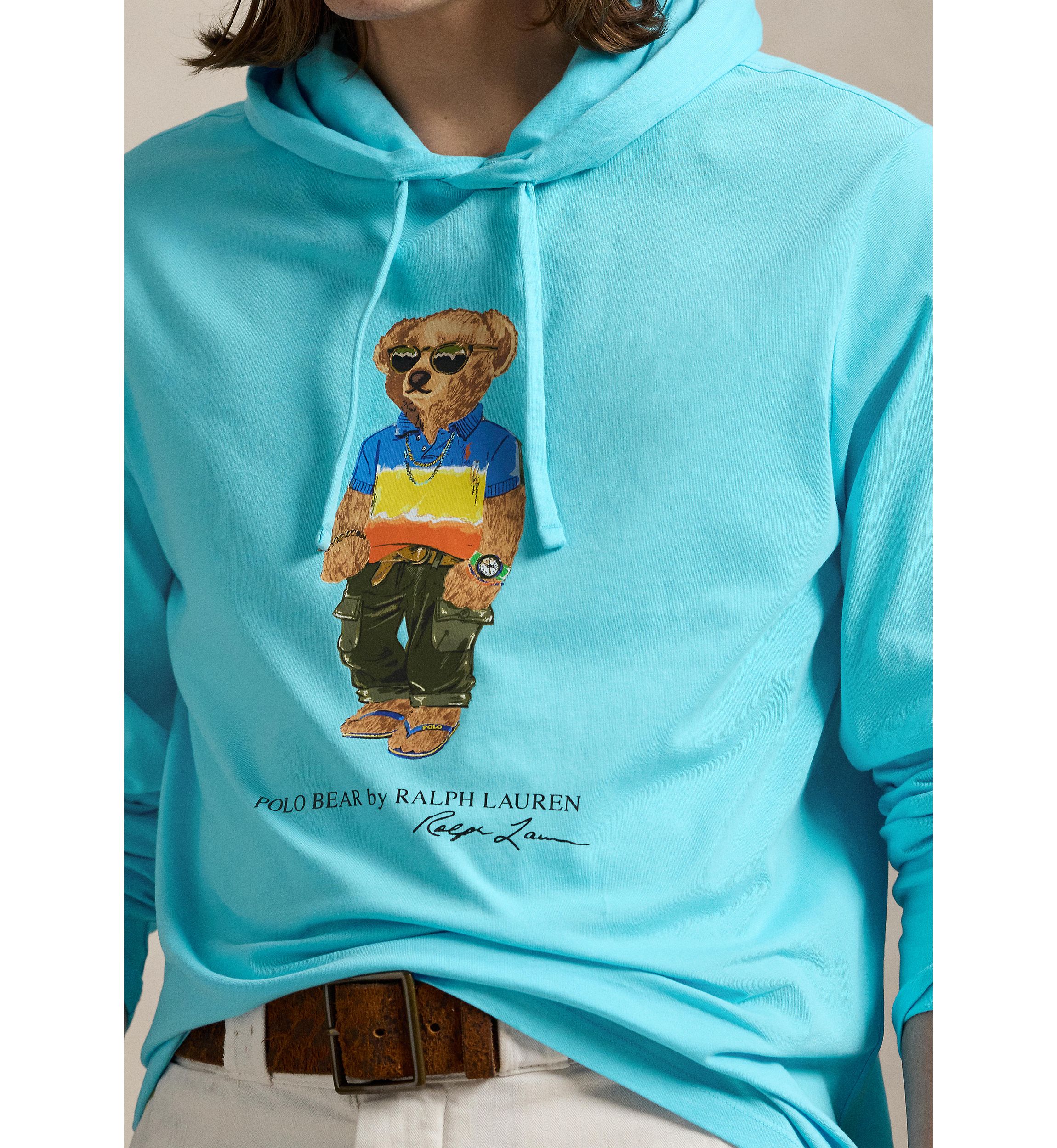 Polo Bear Jersey Hooded T-Shirt