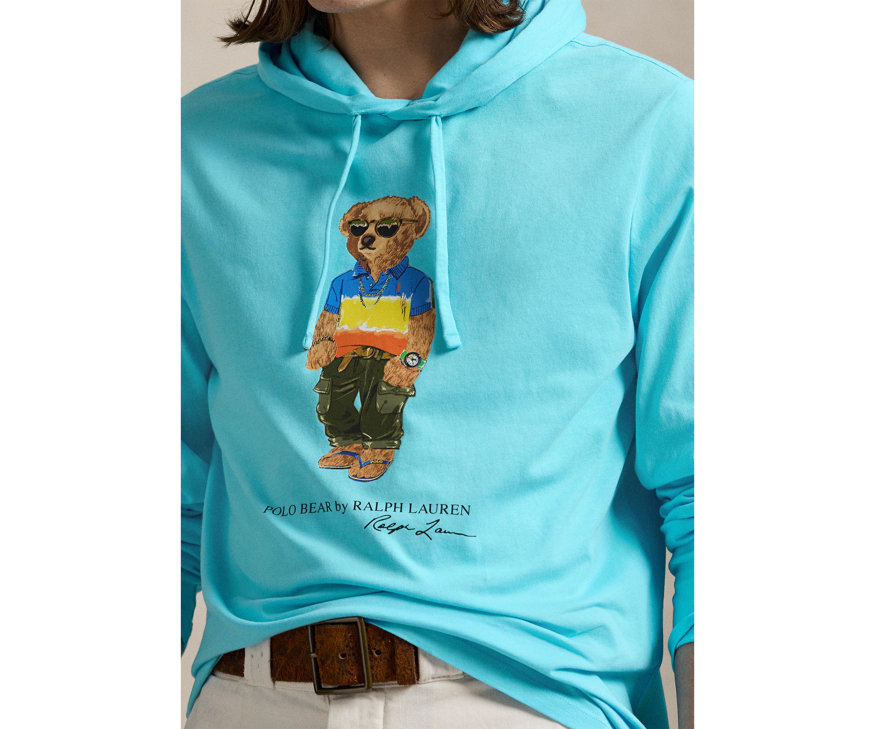 Polo Bear Jersey Hooded T-Shirt