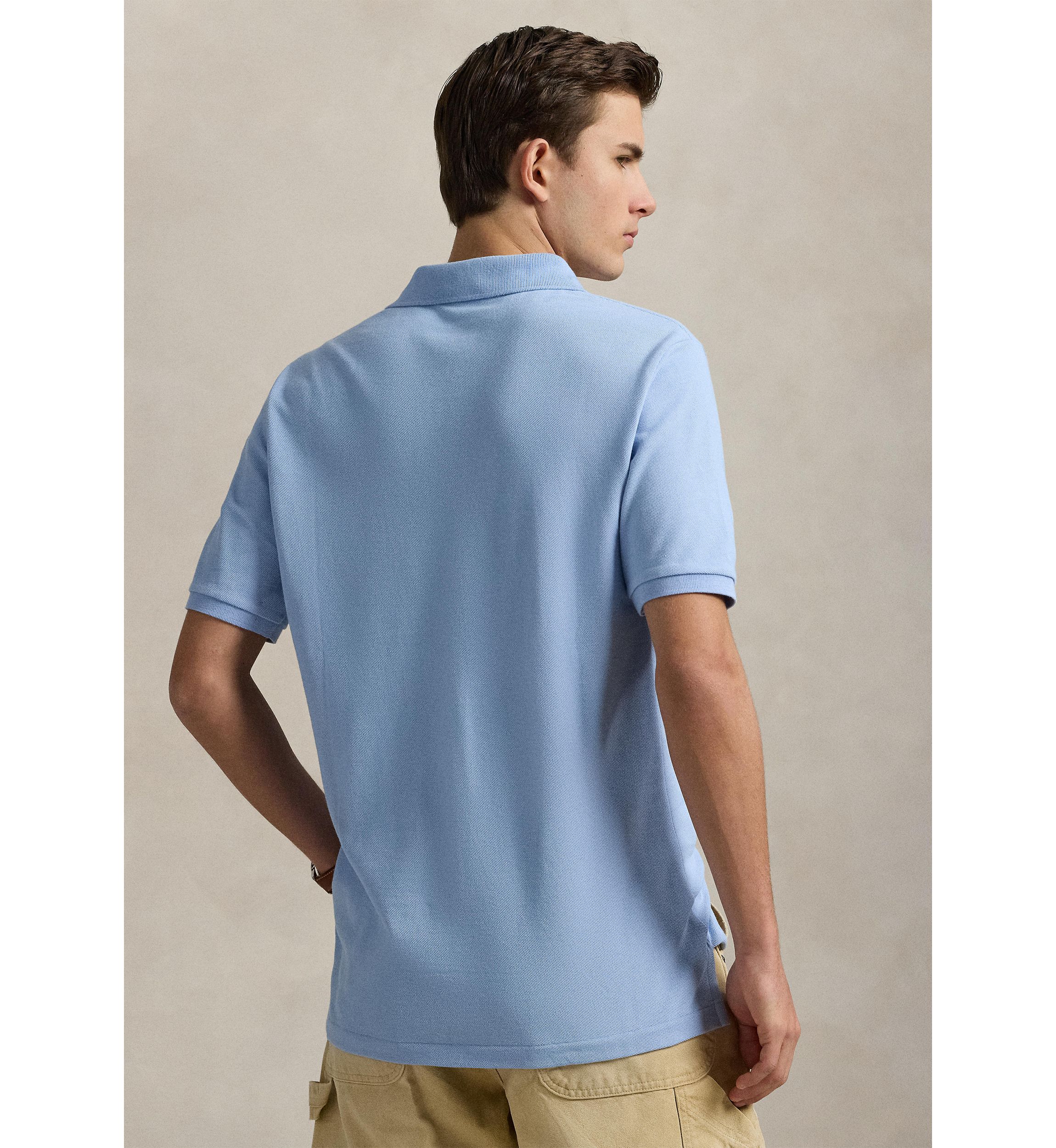 Classic Fit Polo Bear Mesh Polo Shirt