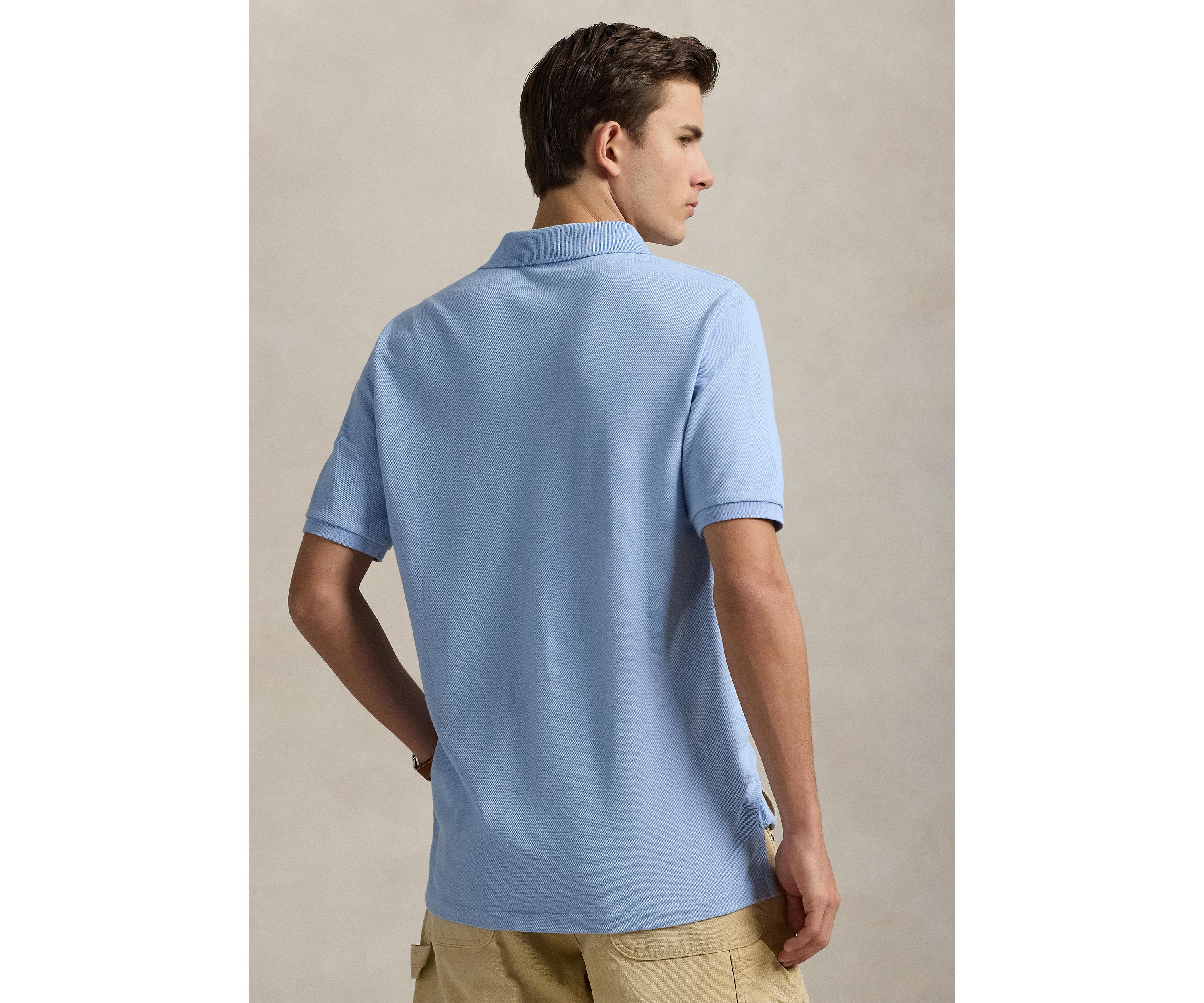 Classic Fit Polo Bear Mesh Polo Shirt