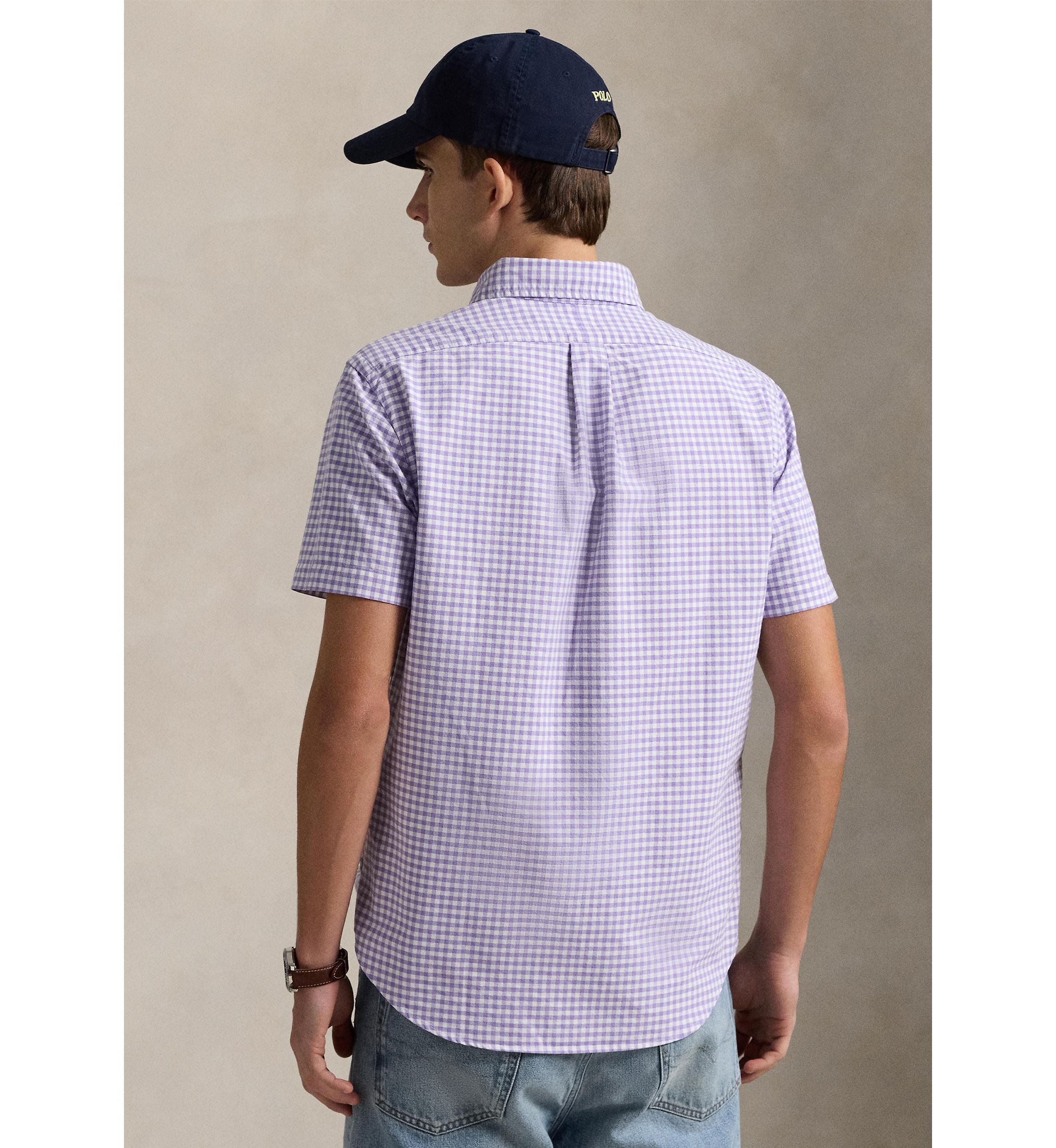 Classic Fit Gingham Oxford Shirt