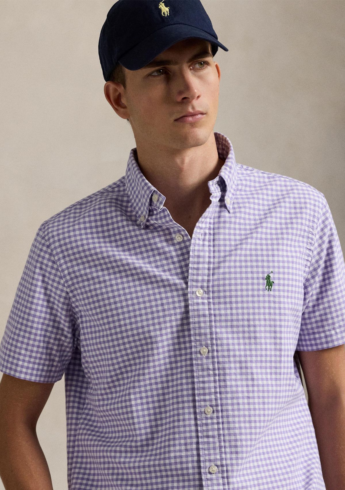 Classic Fit Gingham Oxford Shirt