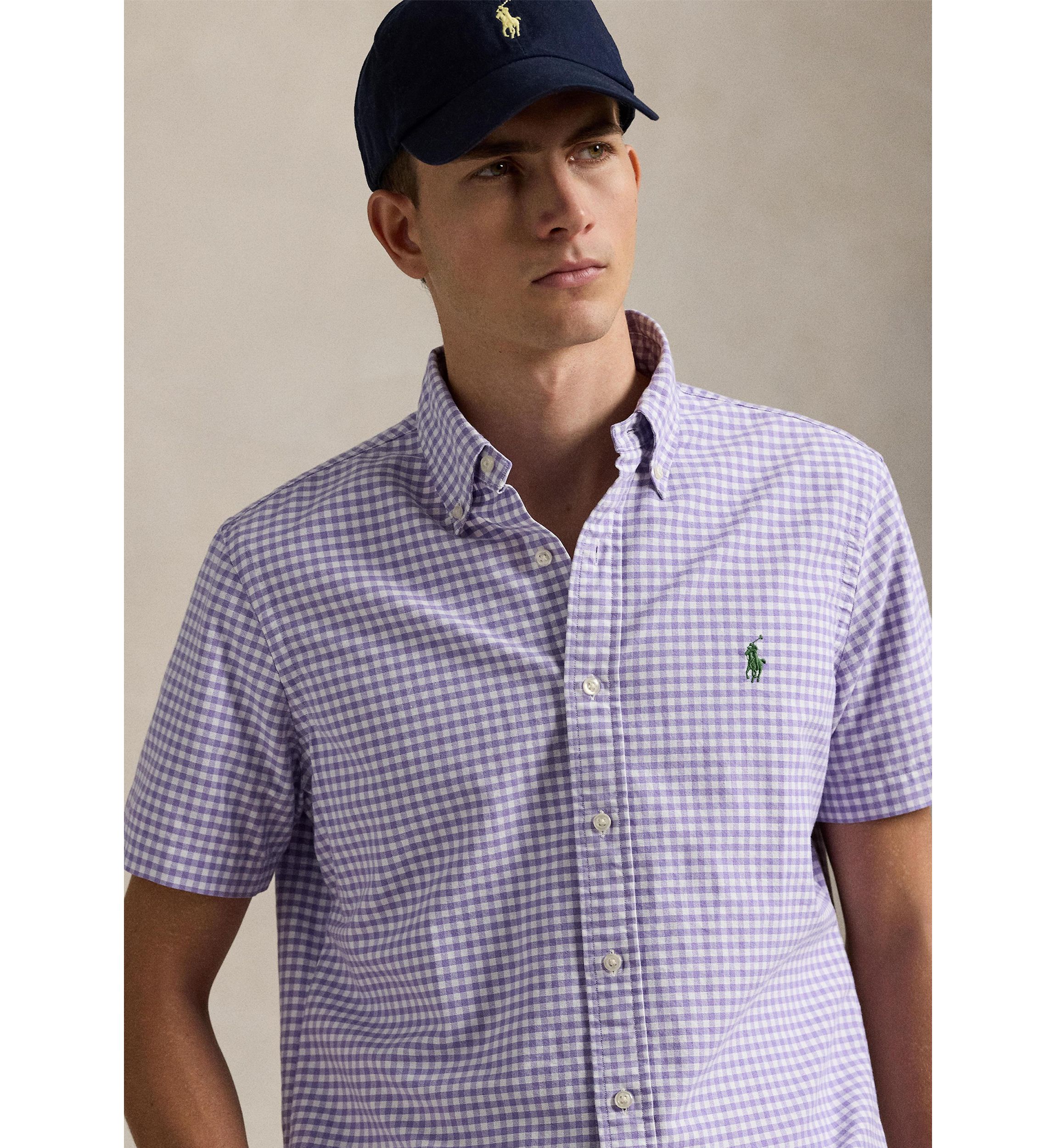 Classic Fit Gingham Oxford Shirt
