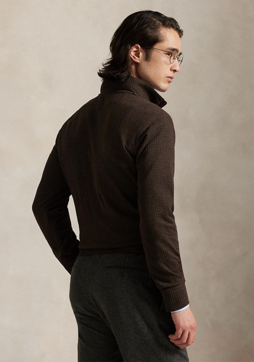 Houndstooth Luxury Jersey Pullover