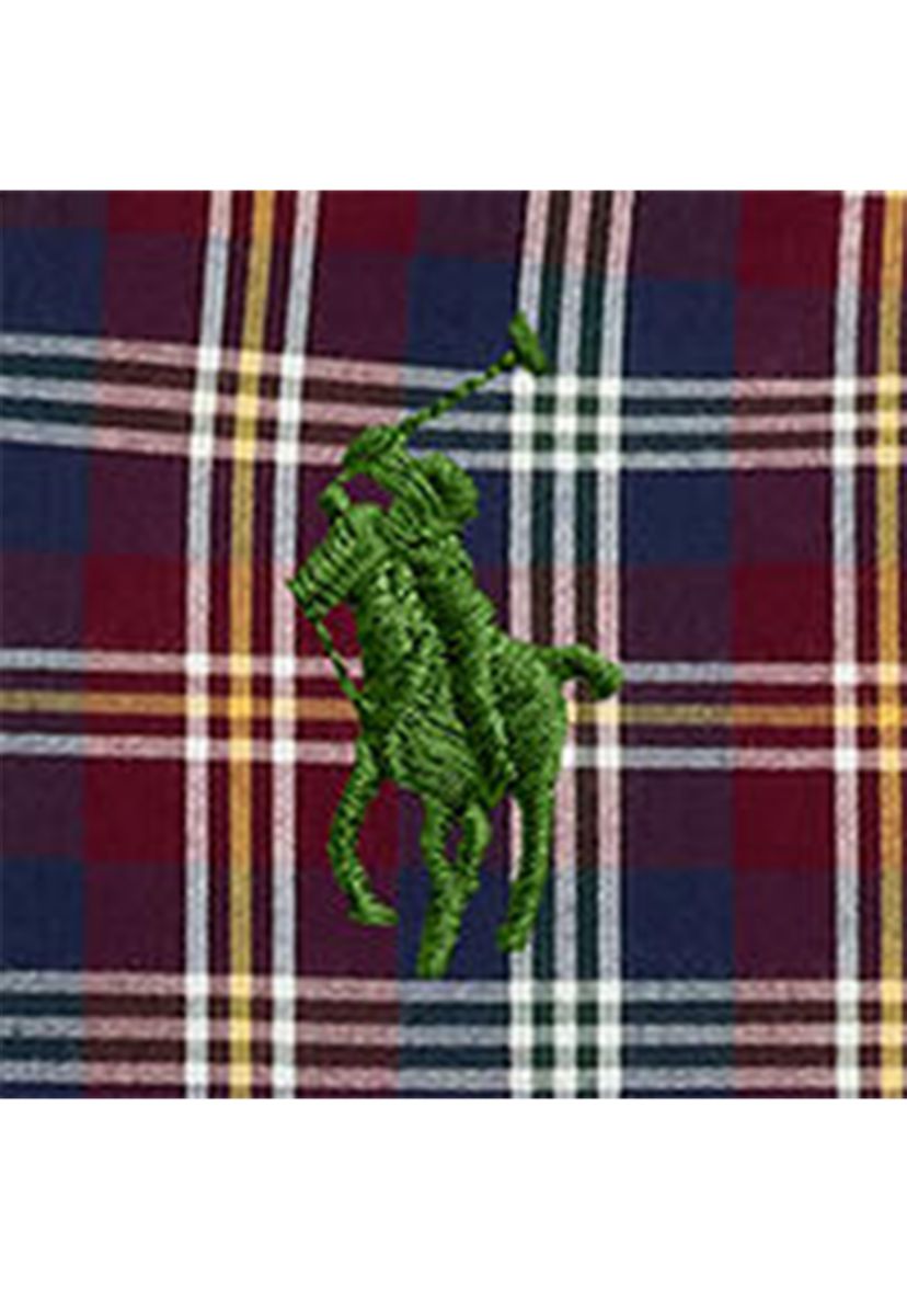 Classic Fit Plaid Poplin Shirt