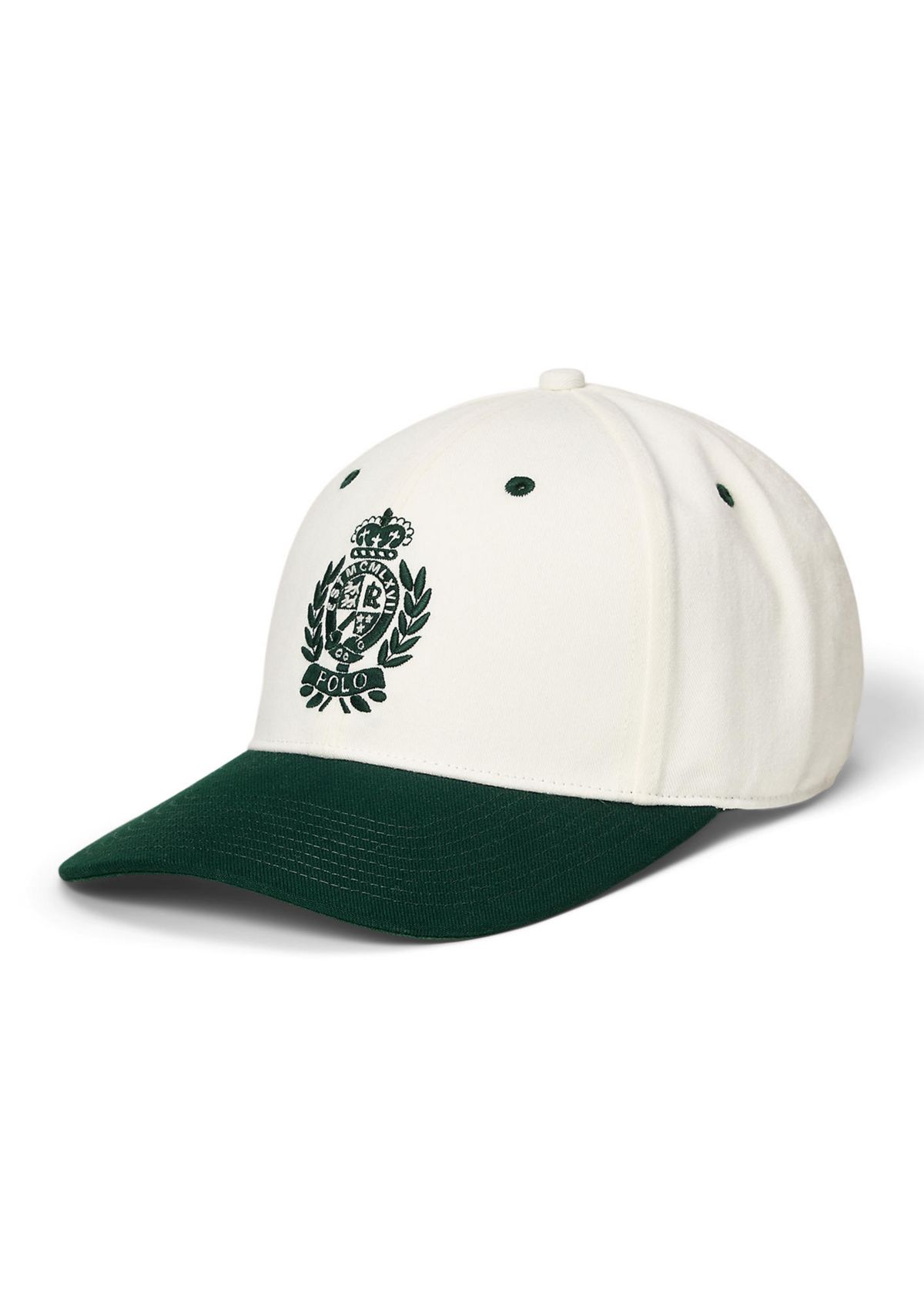Two-Tone Crest Twill Ball Cap