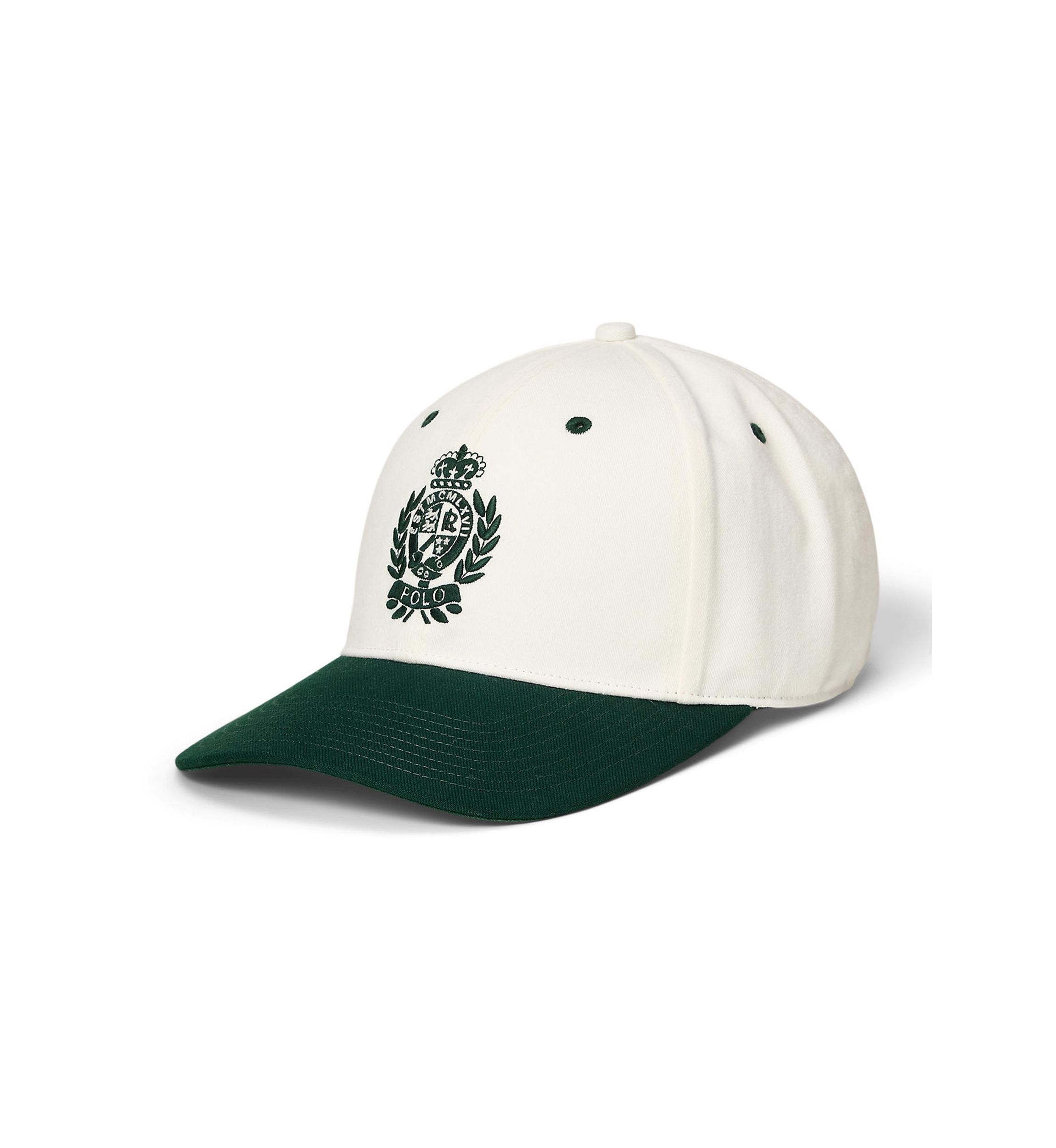 Two-Tone Crest Twill Ball Cap